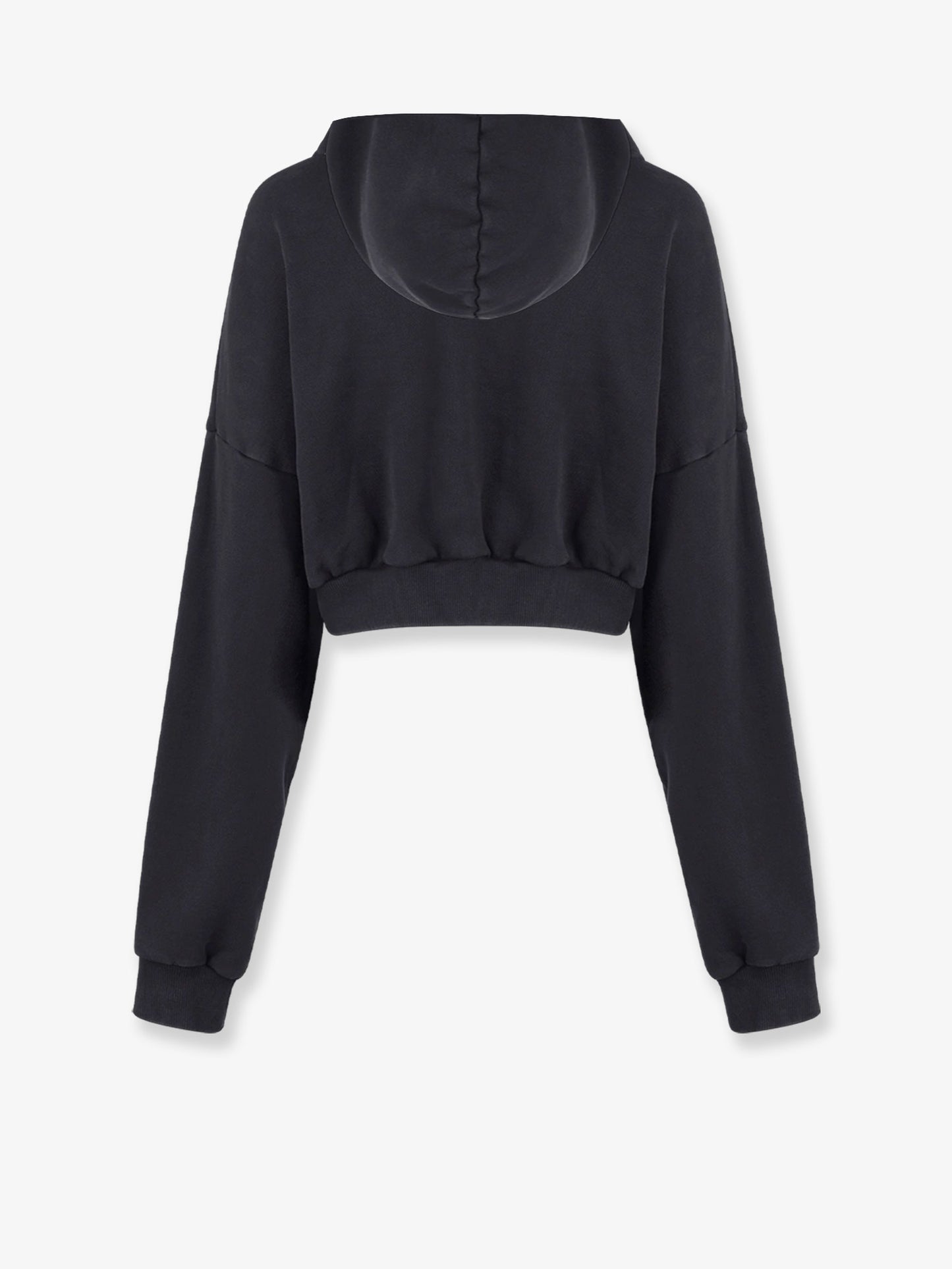 Cropped cotton sweatshirt