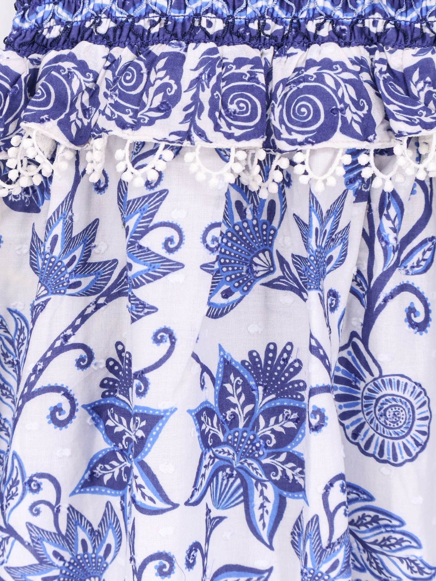 Shell Garden cotton long dress