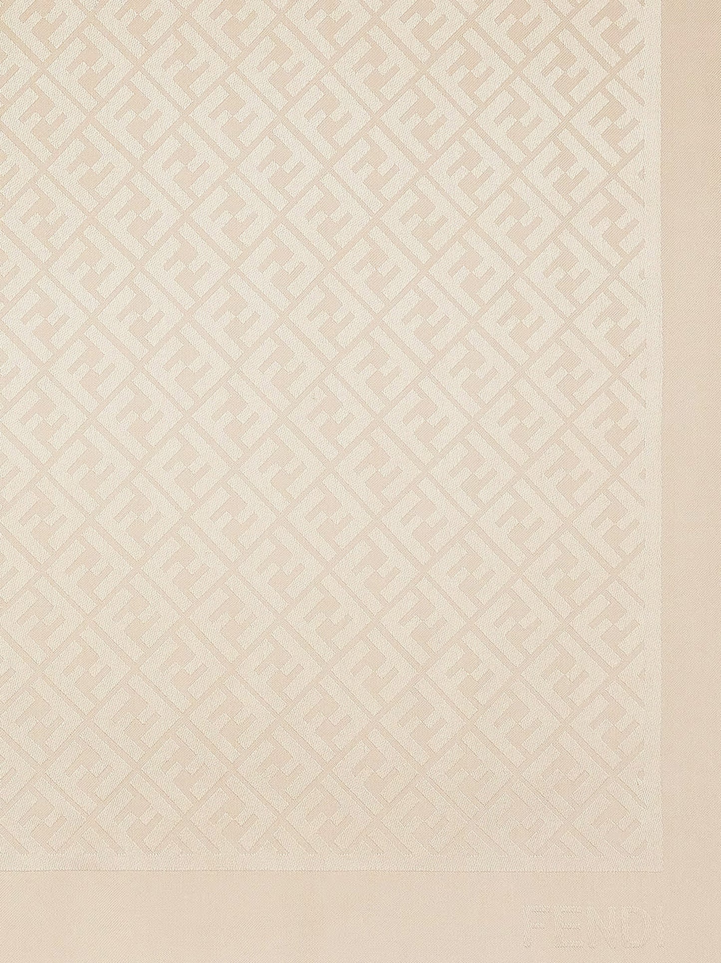 Scialle in cotone FF jacquard