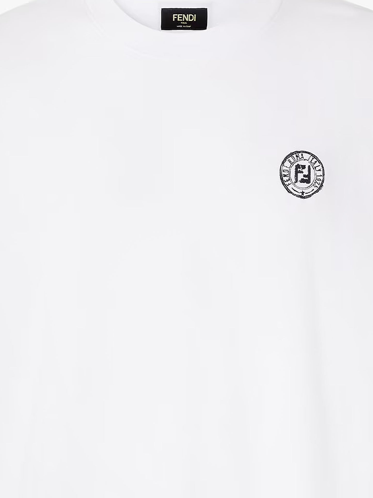 Cotton t-shirt with FF embroidery