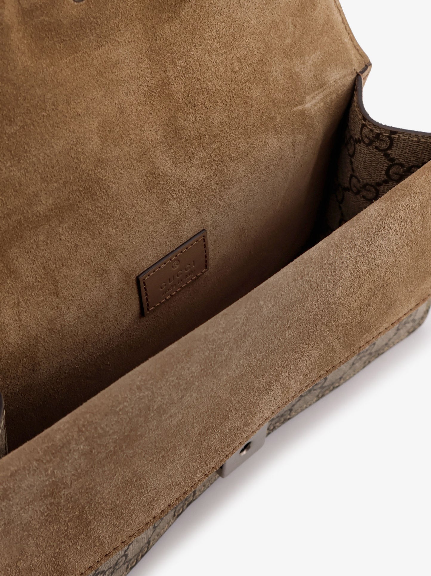 Dionysus Medium Supreme GG fabric and suede shoulder bag