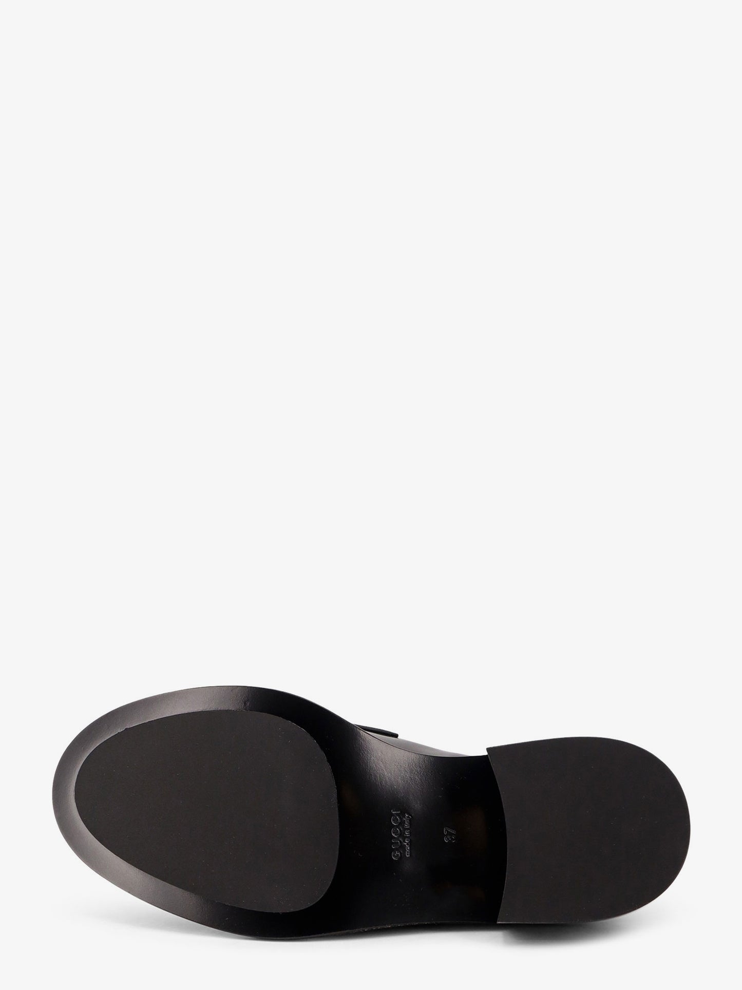 Leather loafers with metal Horsebit