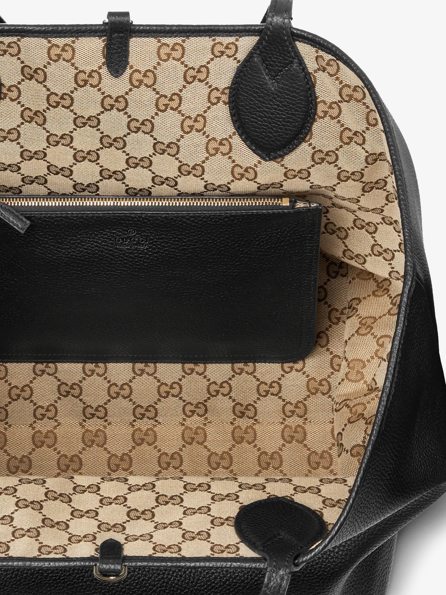 Totissima leather shopping bag