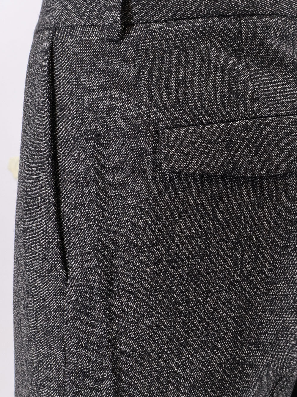 Mouliné wool trousers