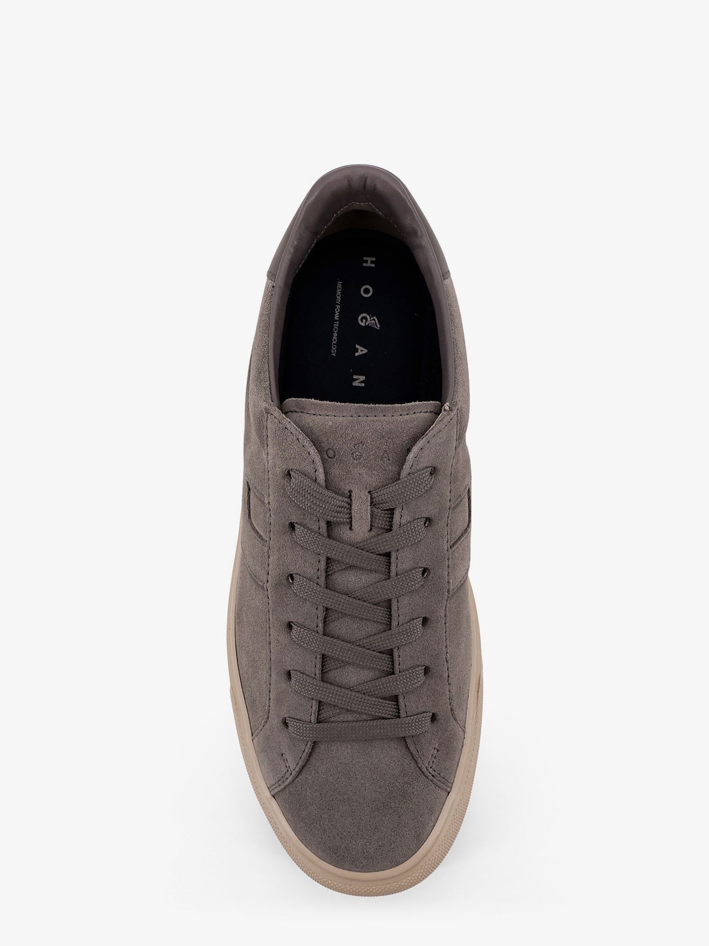 H691 Allacciato H suede low-top sneakers