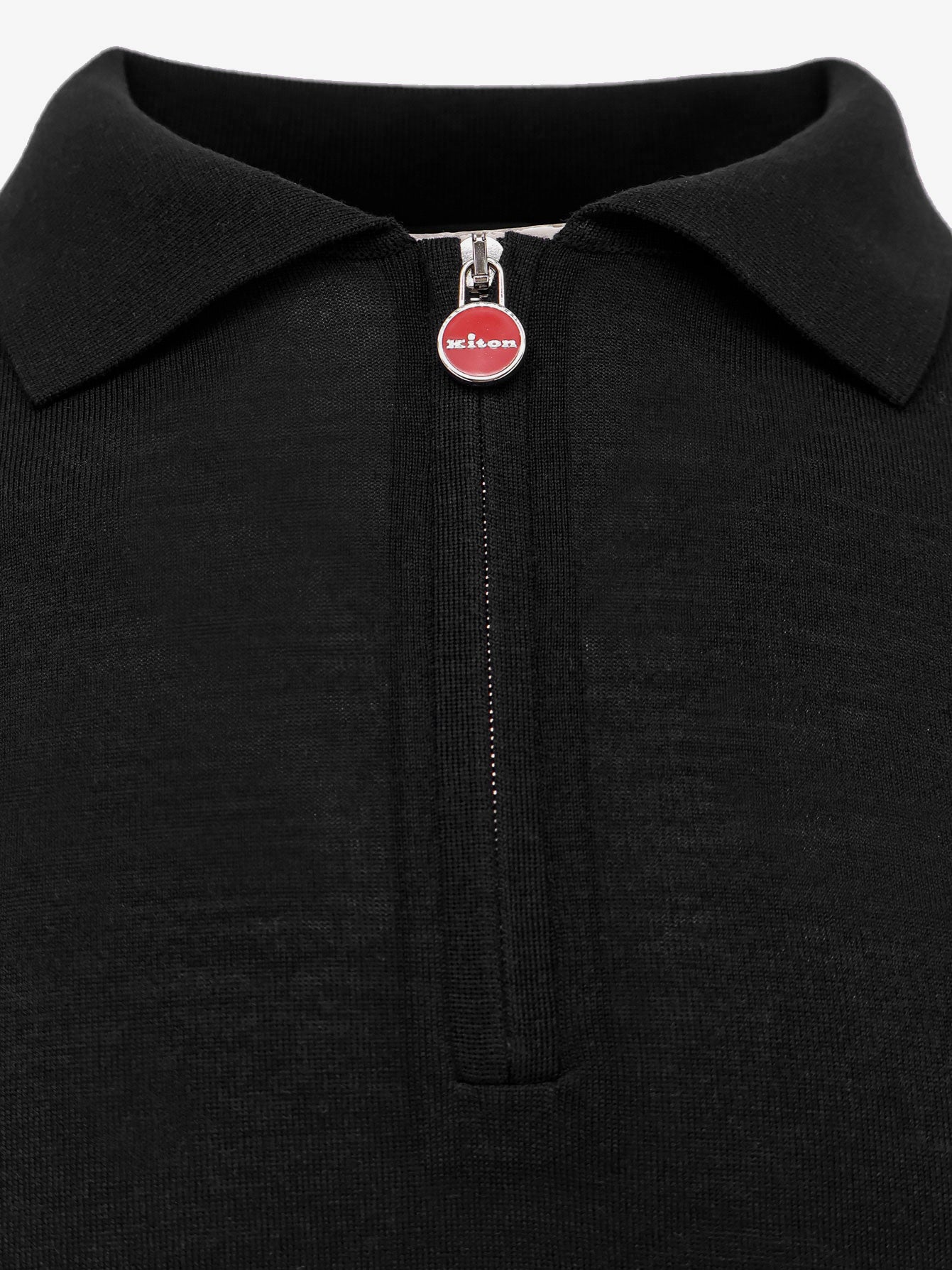Wool polo shirt