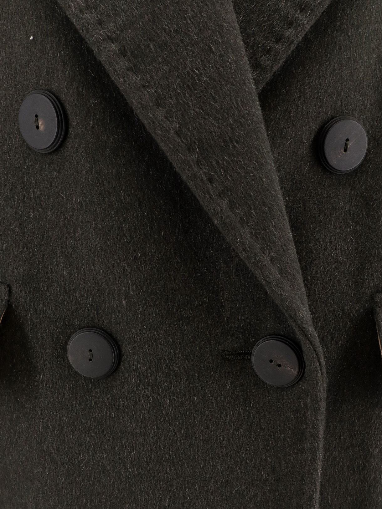 Angus alpaca and cashmere coat