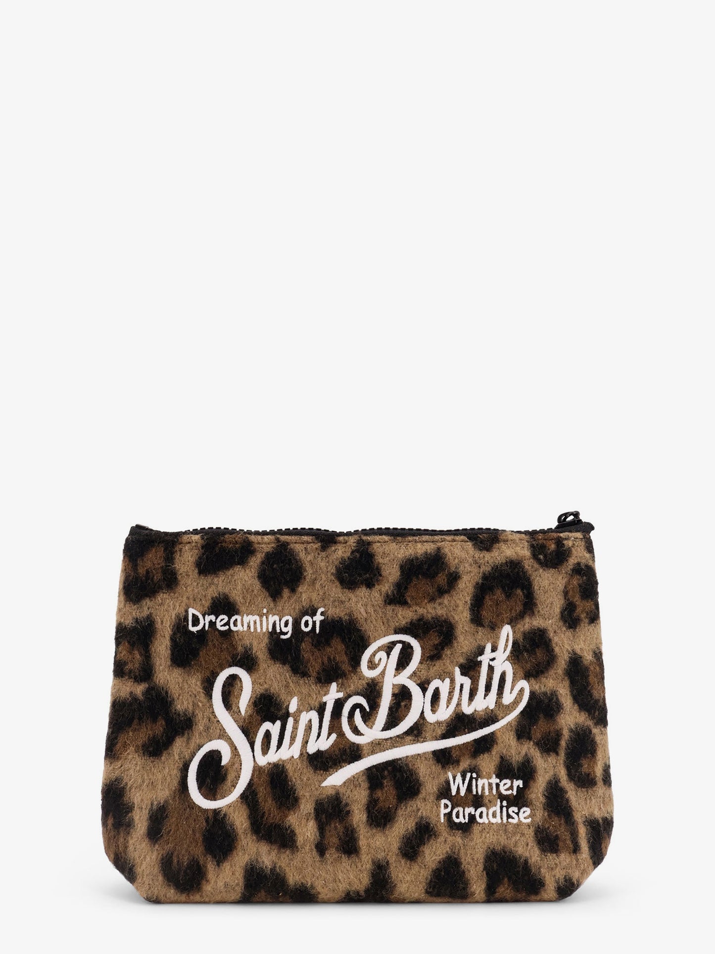 Aline Felt Leo clutch bag