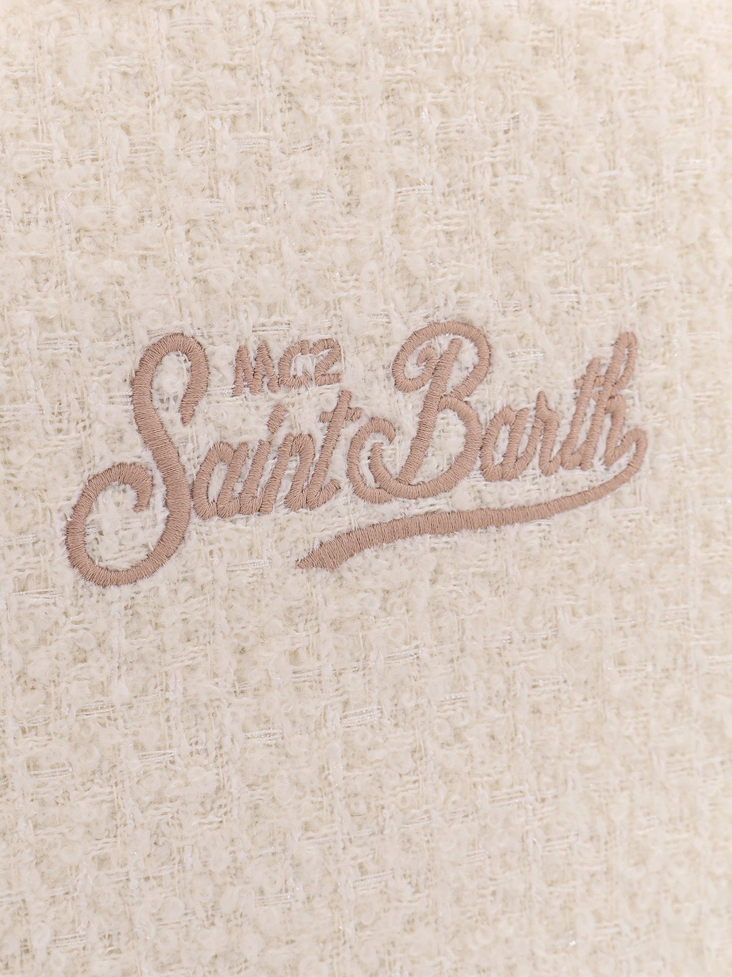 Vanity twwed wool blend shoulder bag