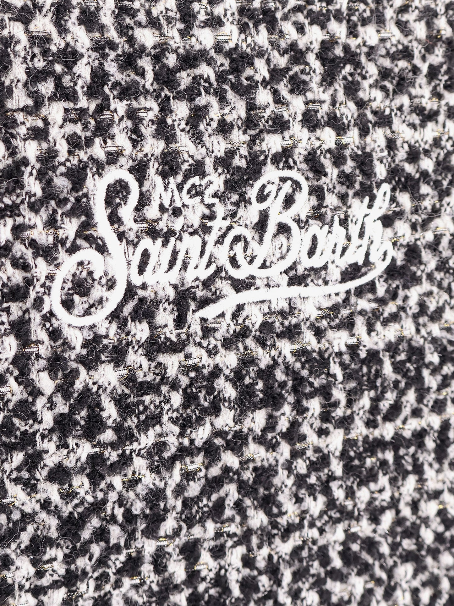 Vanity tweed wool blend shoulder bag