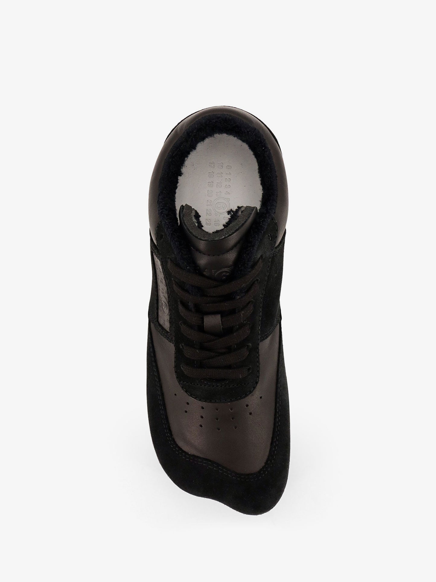 Anatomic suede and leather sneakers