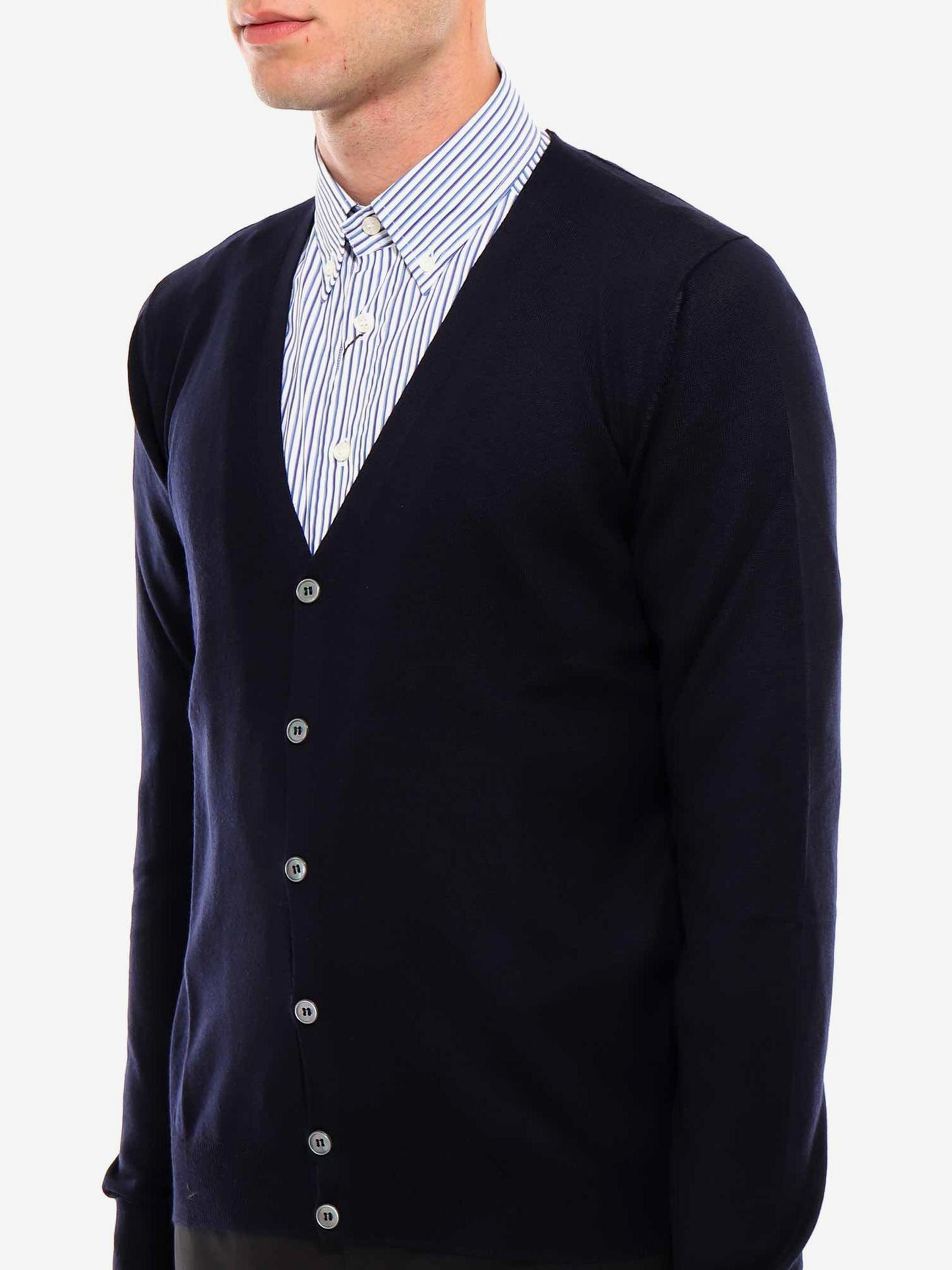 Virgin wool cardigan