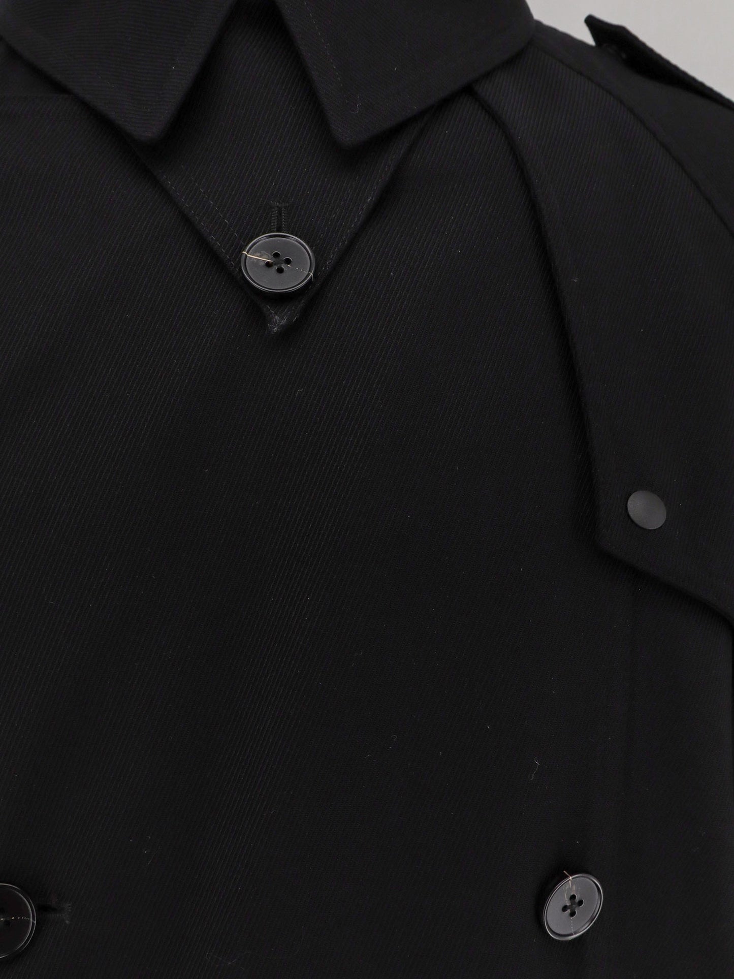 Luca Drill Superfine Wool 2 Layers Coat