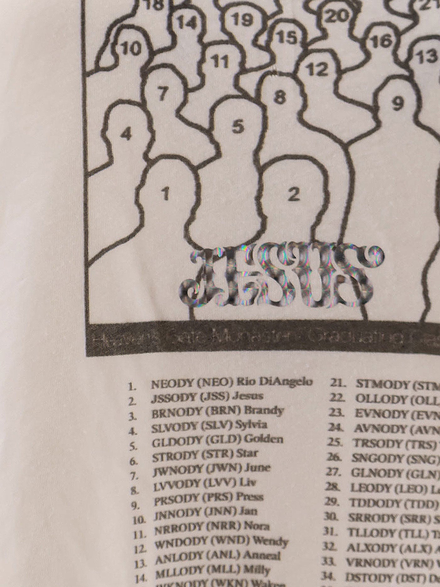 Cotton blend t-shirt with frontal prints