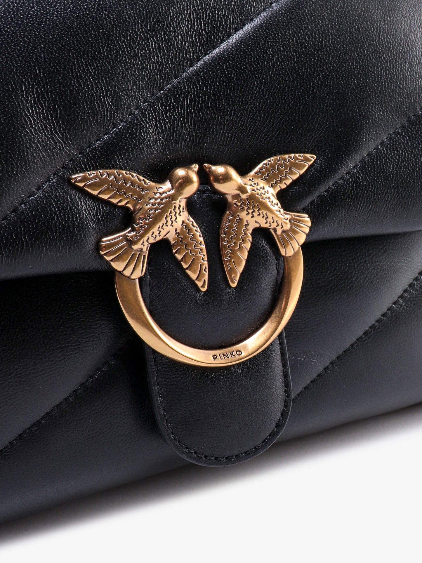 Love Puff Classic matelassé leather shoulder bag