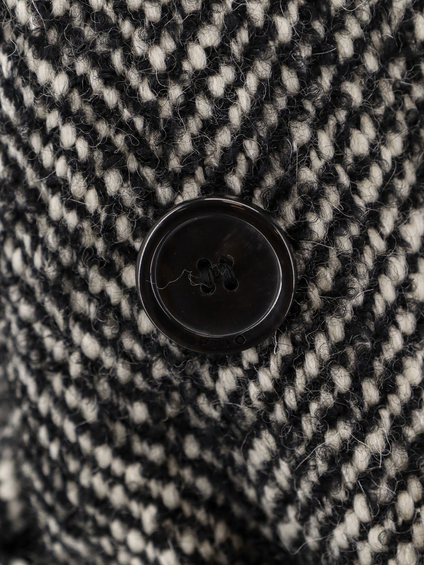 Cappotto Carrube in panno chevron