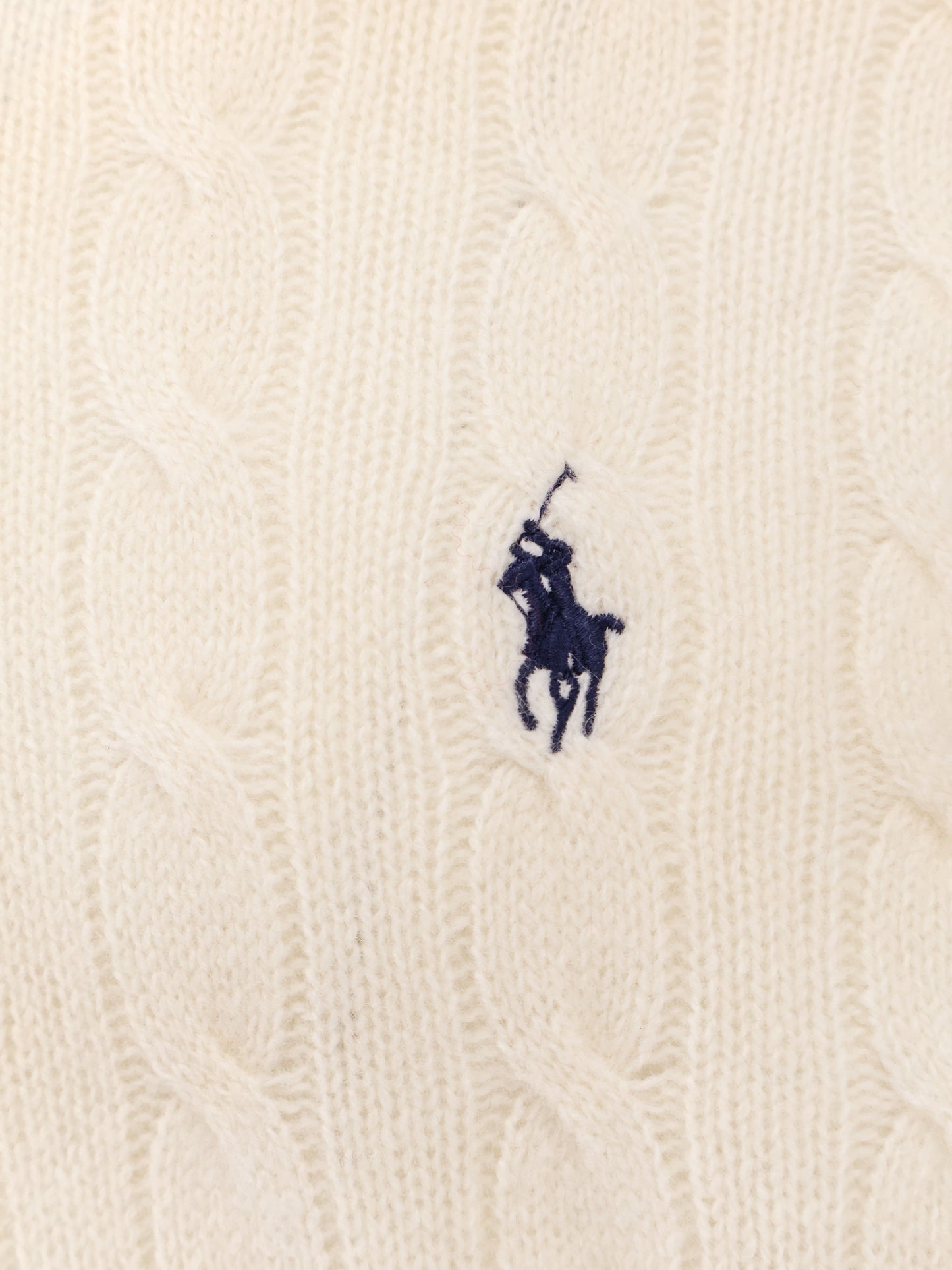 Wool and cashmere cable knit sweater