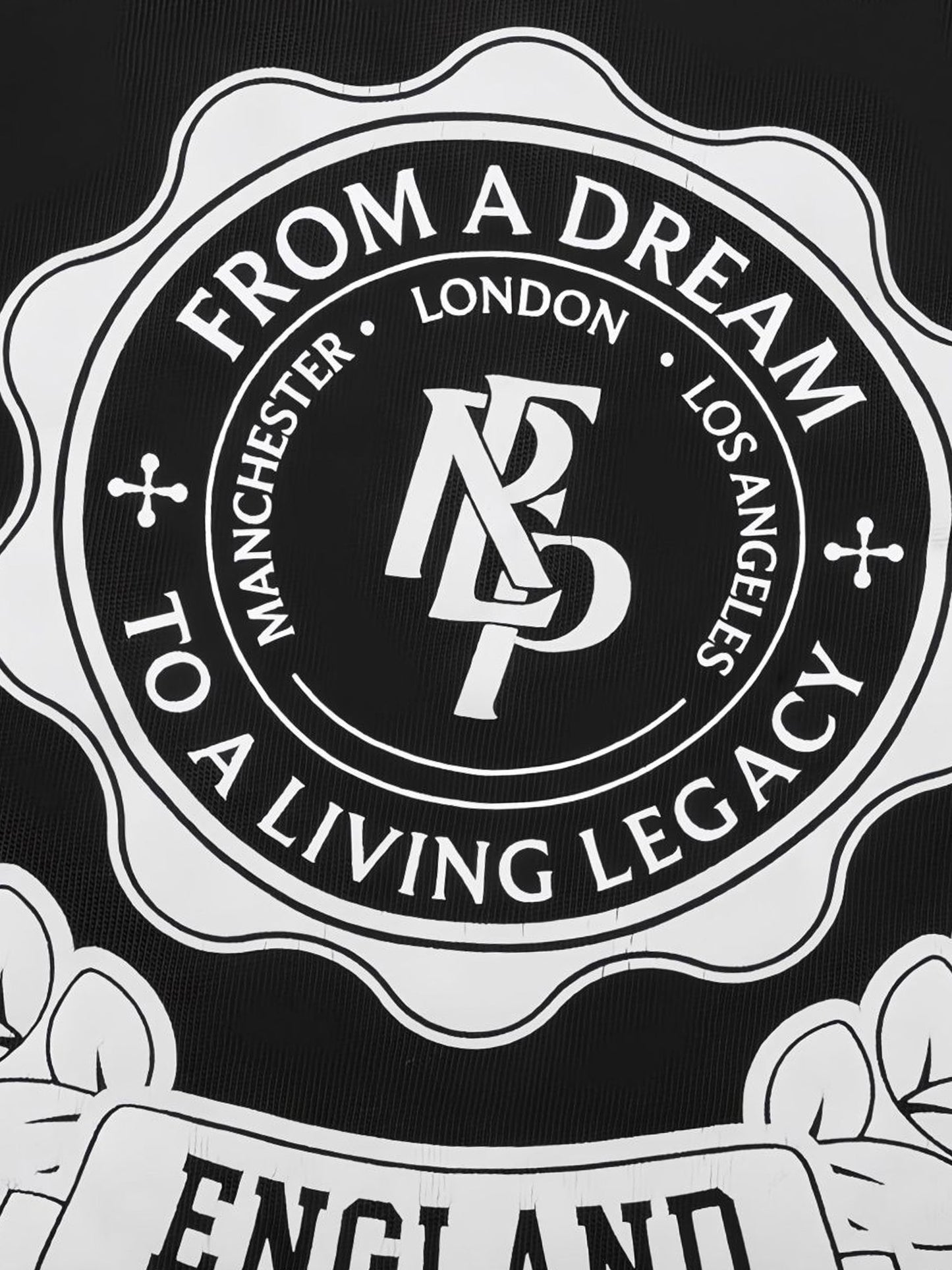 Legacy Crest cotton T-shirt with distressed effect