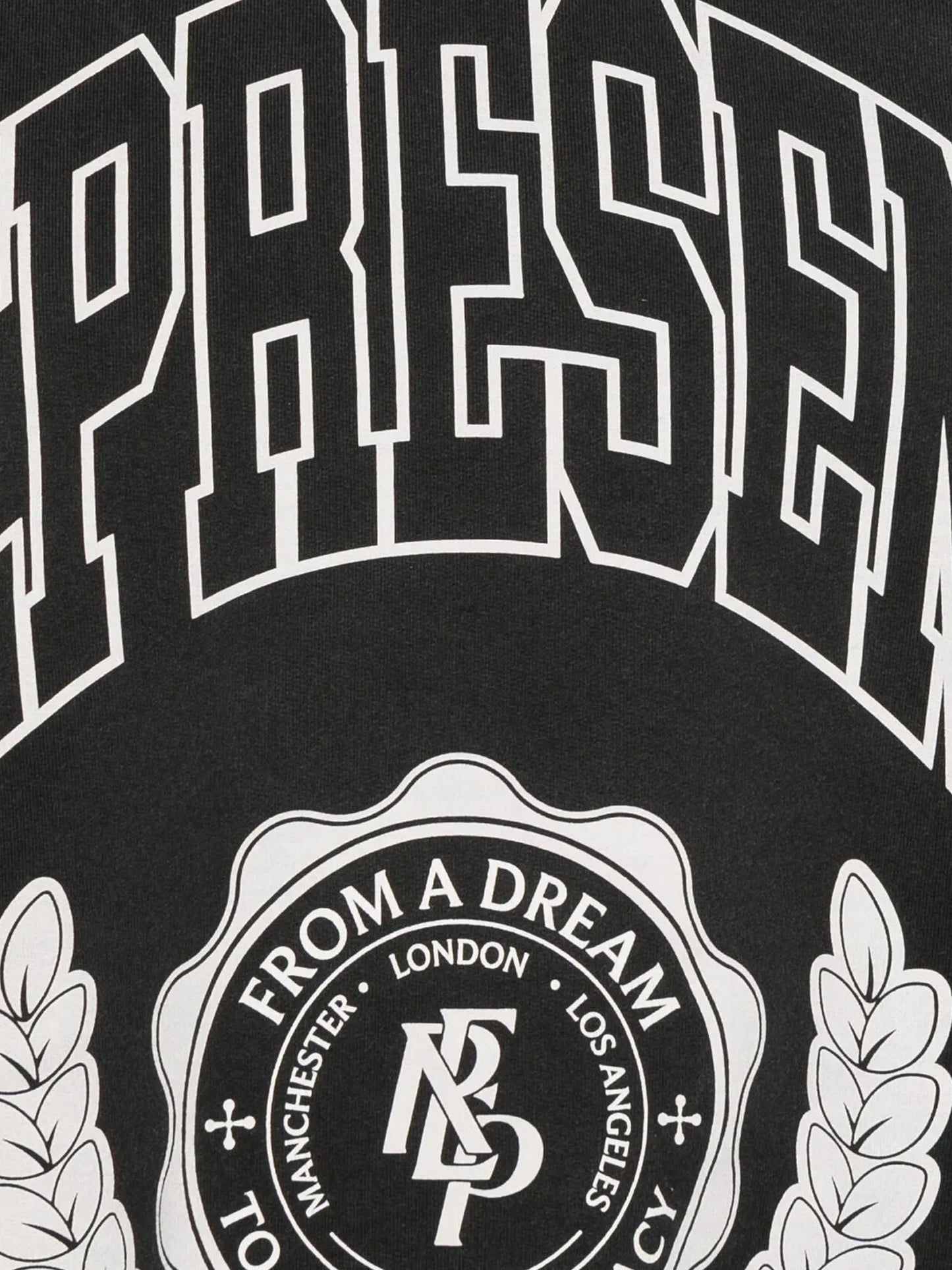 Cotton hooded sweatshirt with distressed effect