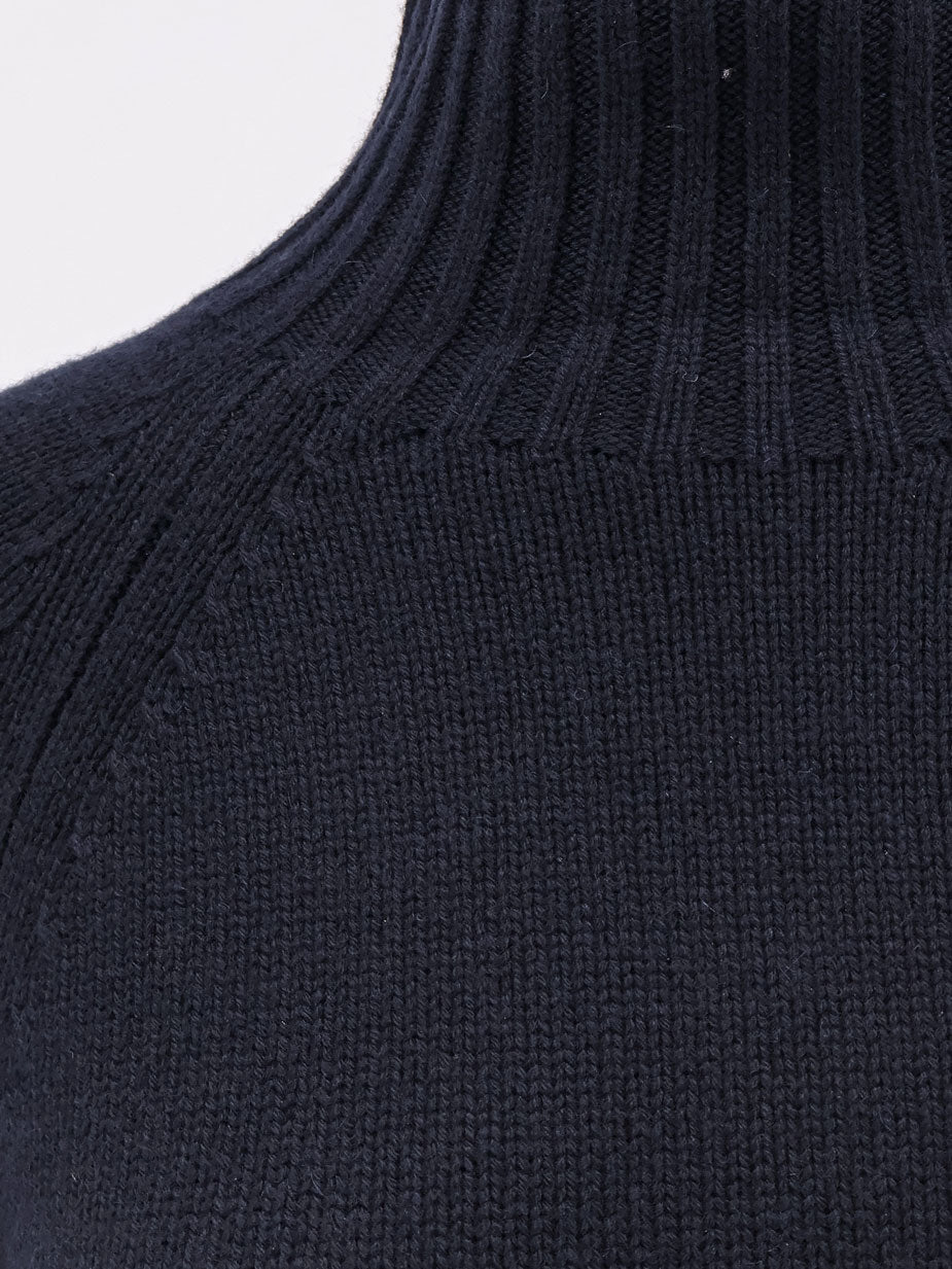 Mantova cashmere and wool turtleneck sweater