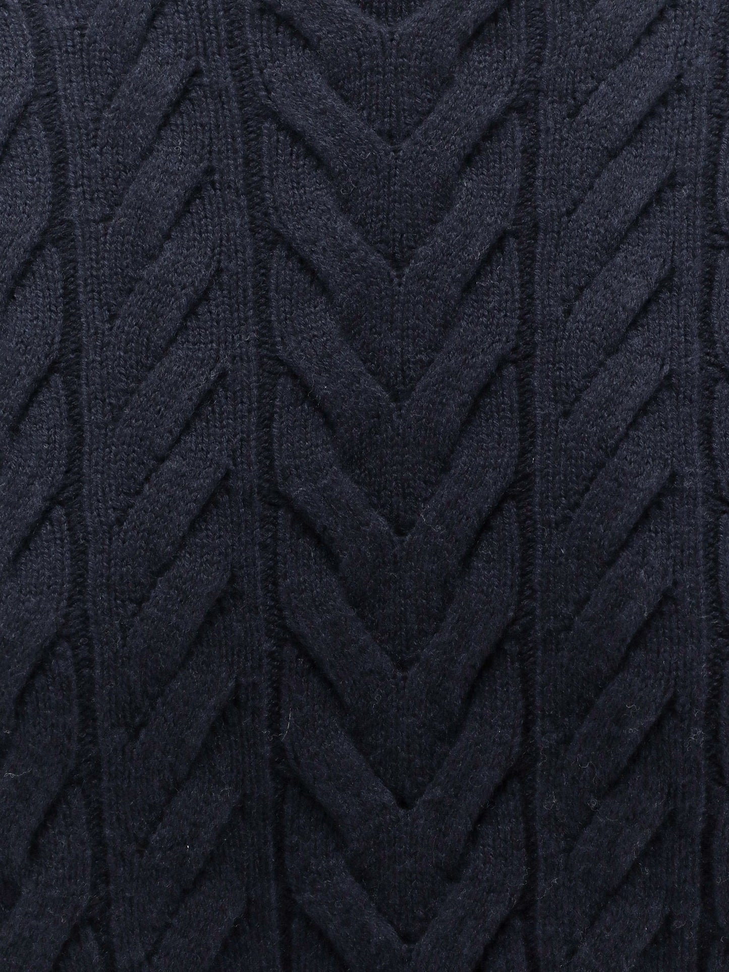 Dominus wool sweater with cable knit