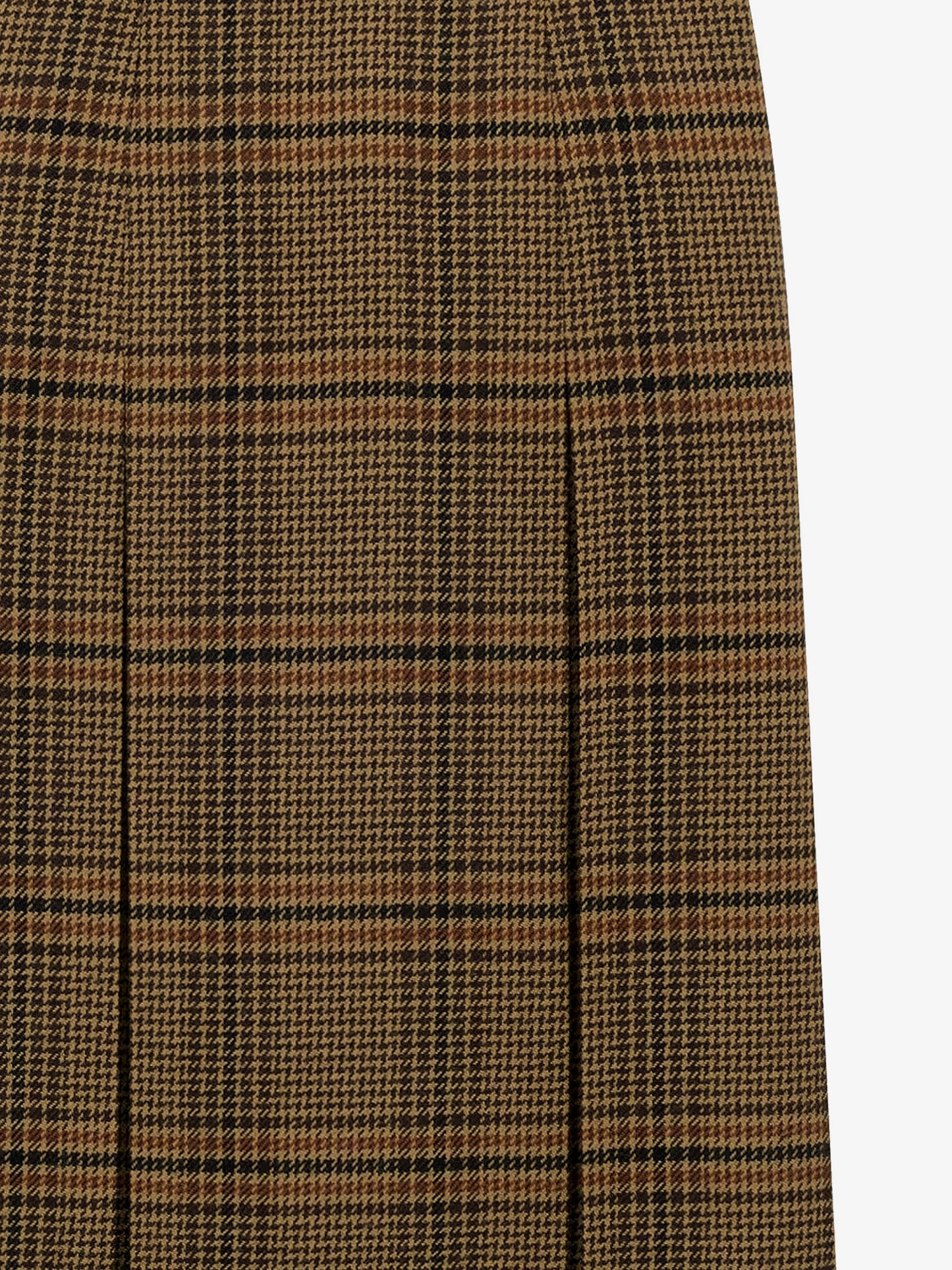 Prince of Wales certified virgin wool skirt