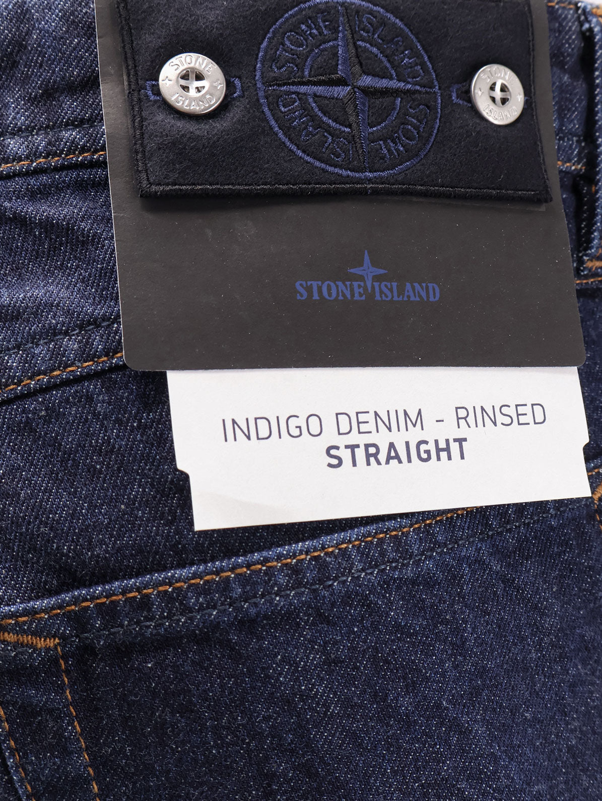 Indigo Denim-Rinsed jeans