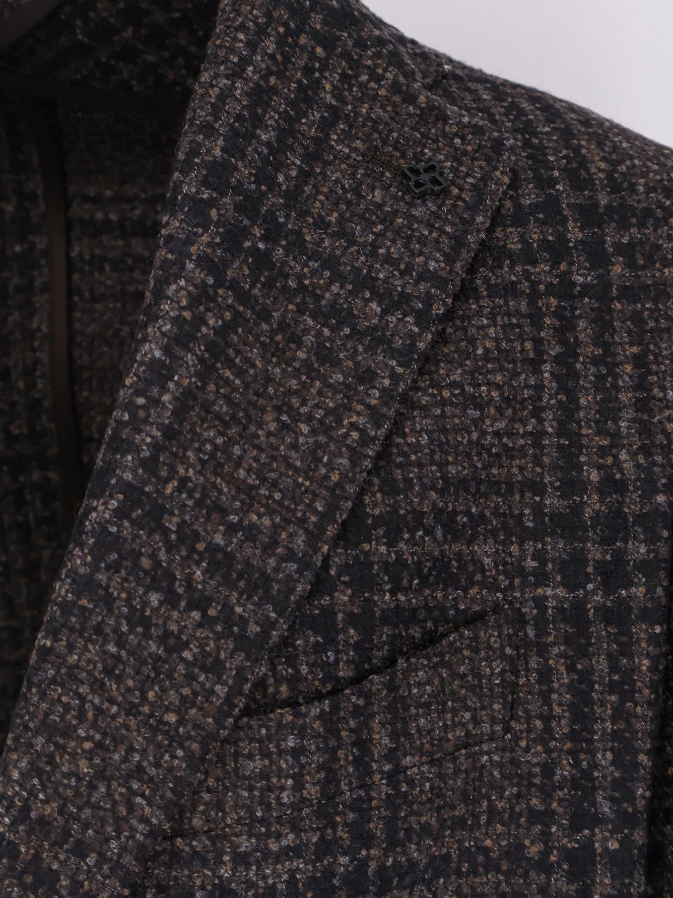 Single-breasted virgin wool blend blazer