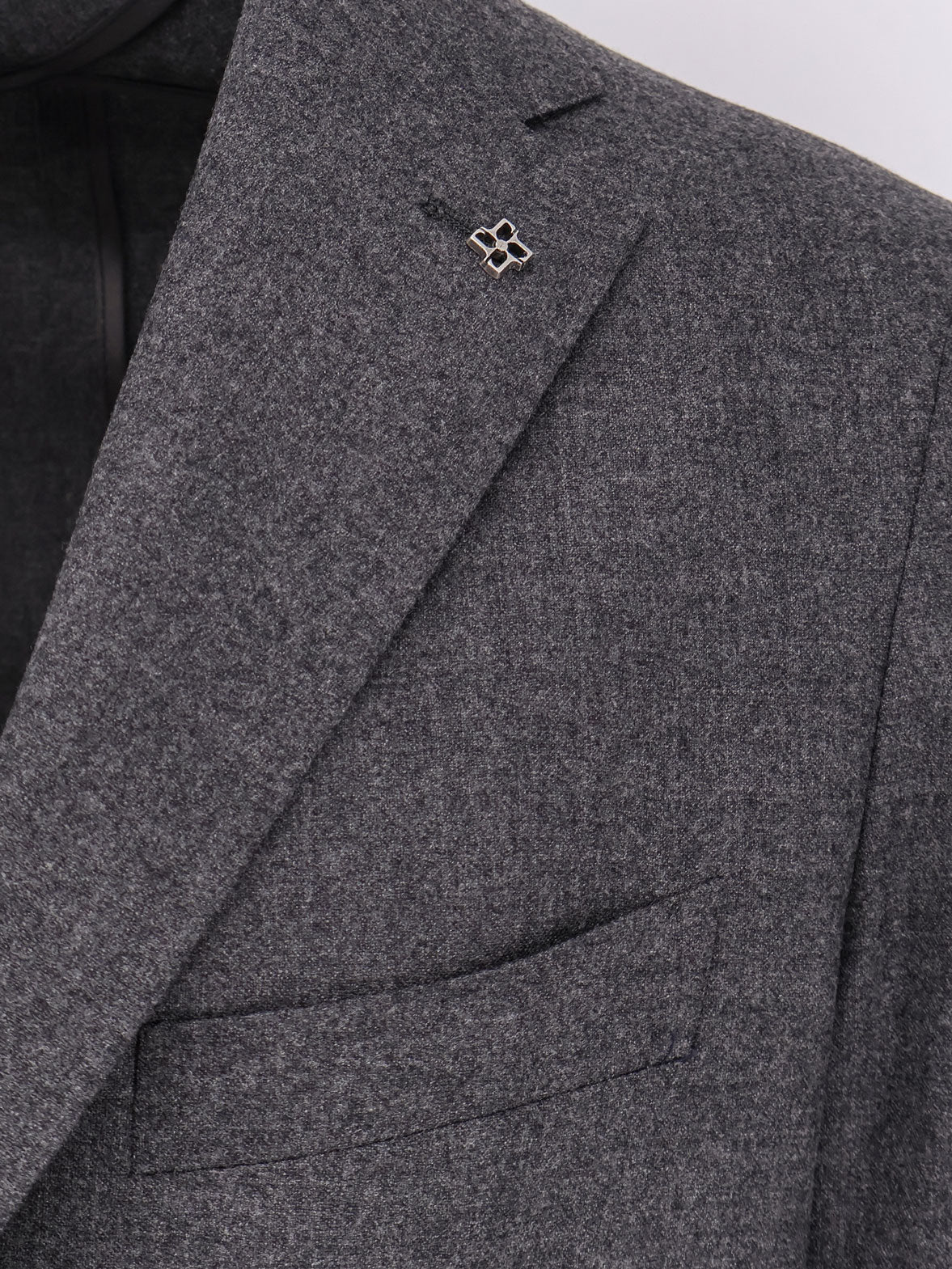 Single-breasted virgin wool blazer