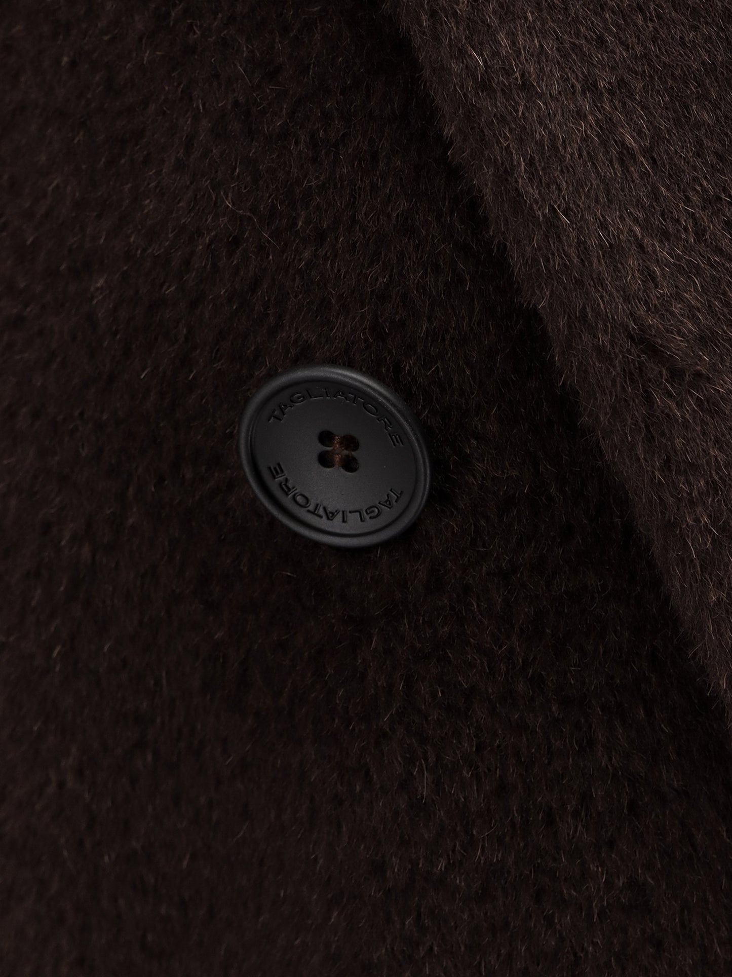 Jole double-breasted alpaca and wool coat