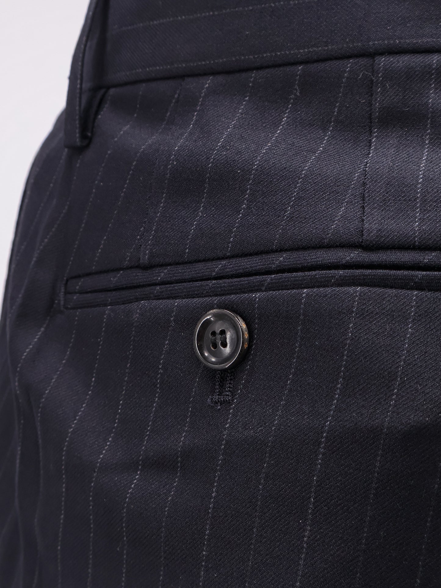 Wool blend Unisex pinstriped trousers