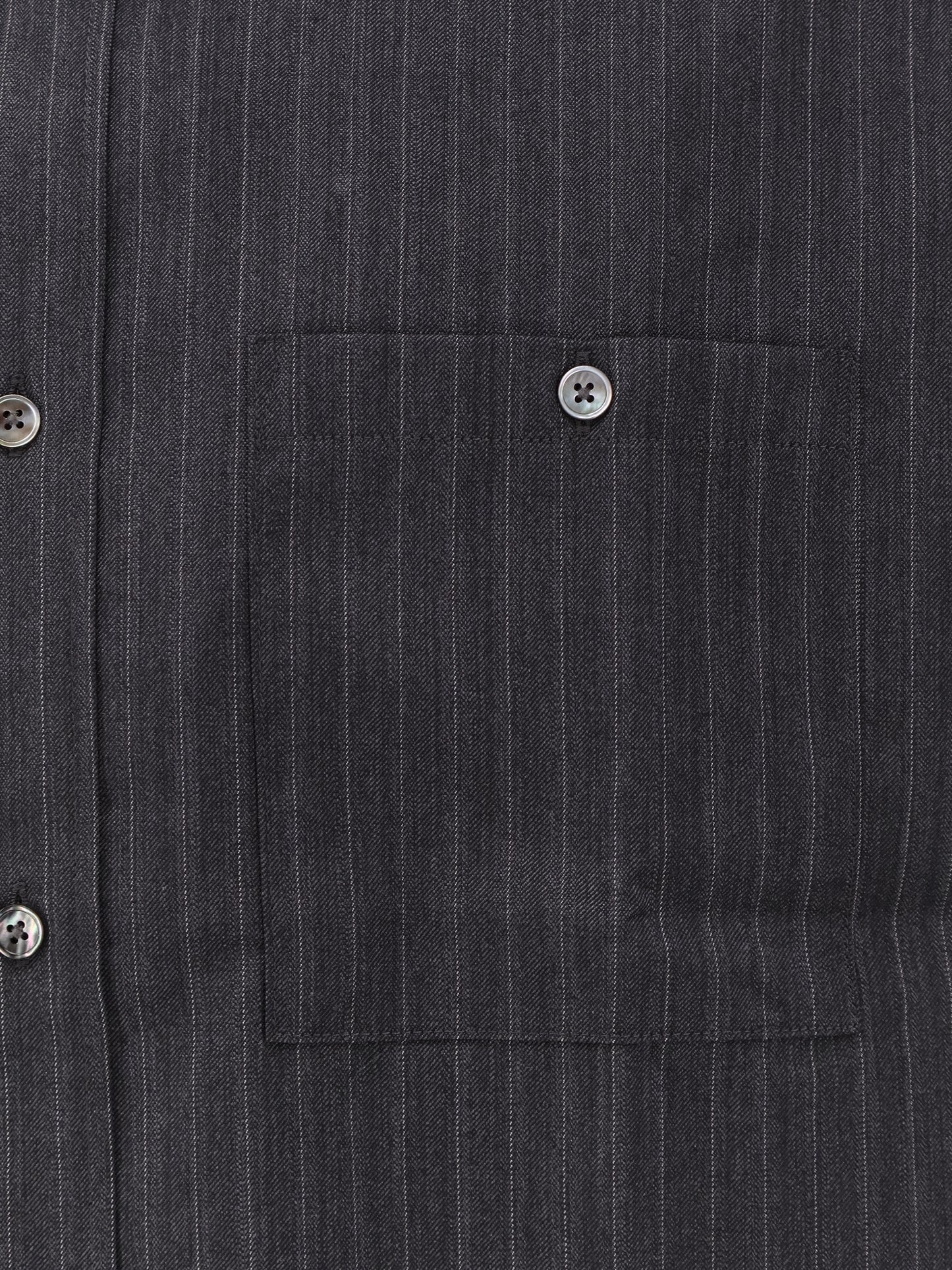 Striped wool blend Unisex shirt