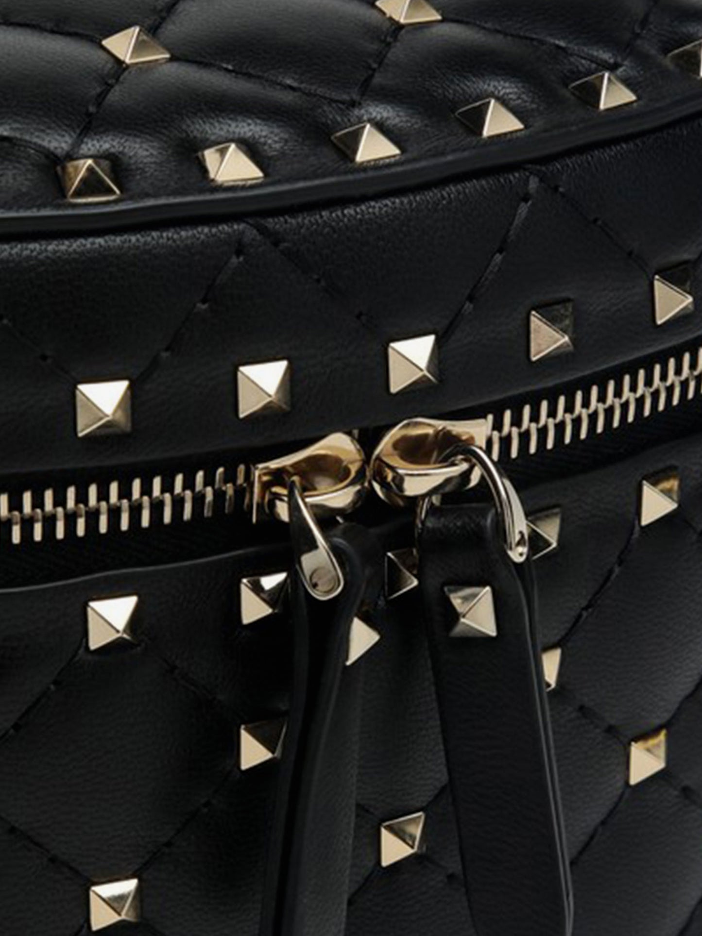 Rockstud Spike leather shoulder bag