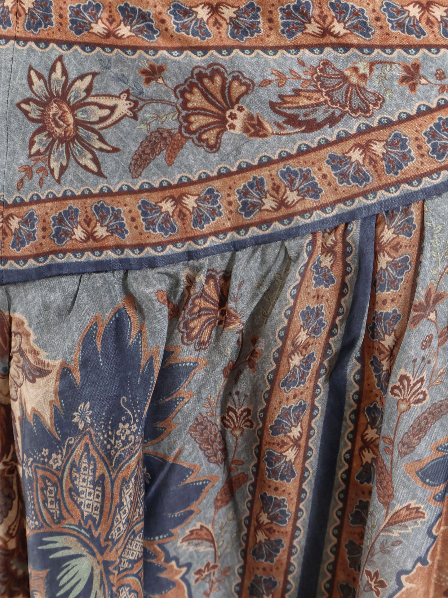 Ascension Tiered midi skirt