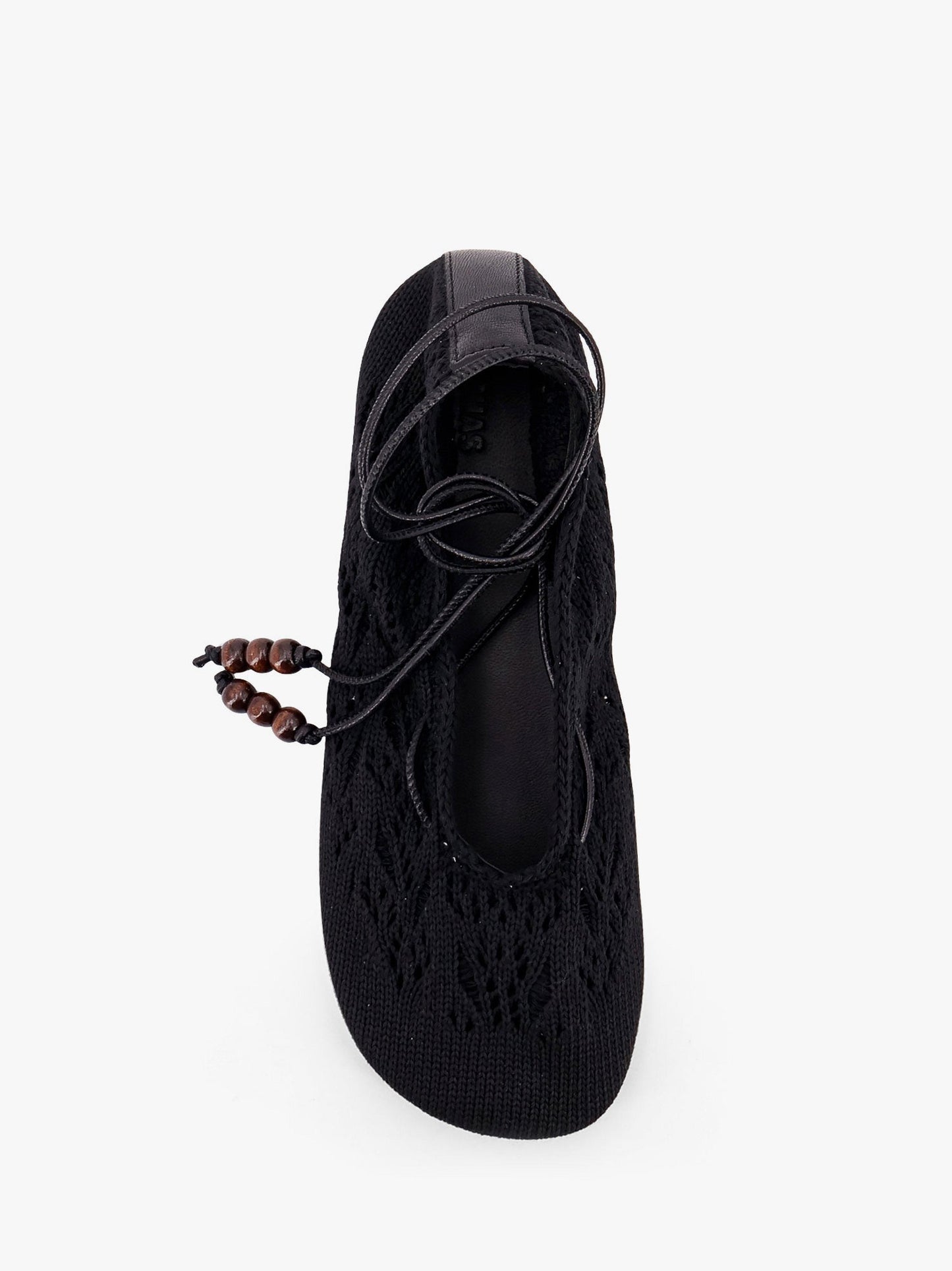 Rosemary crochet ballerinas with ankle ties