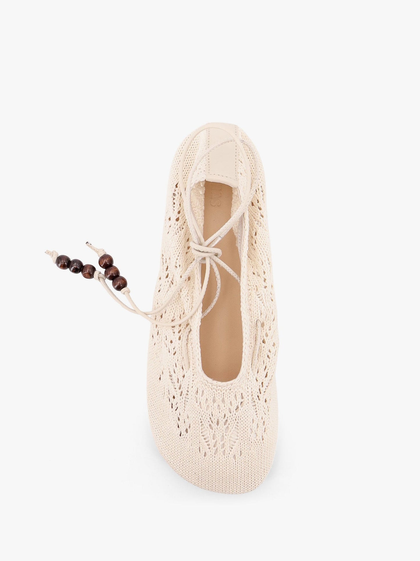 Rosemary crochet ballerinas with ankle ties