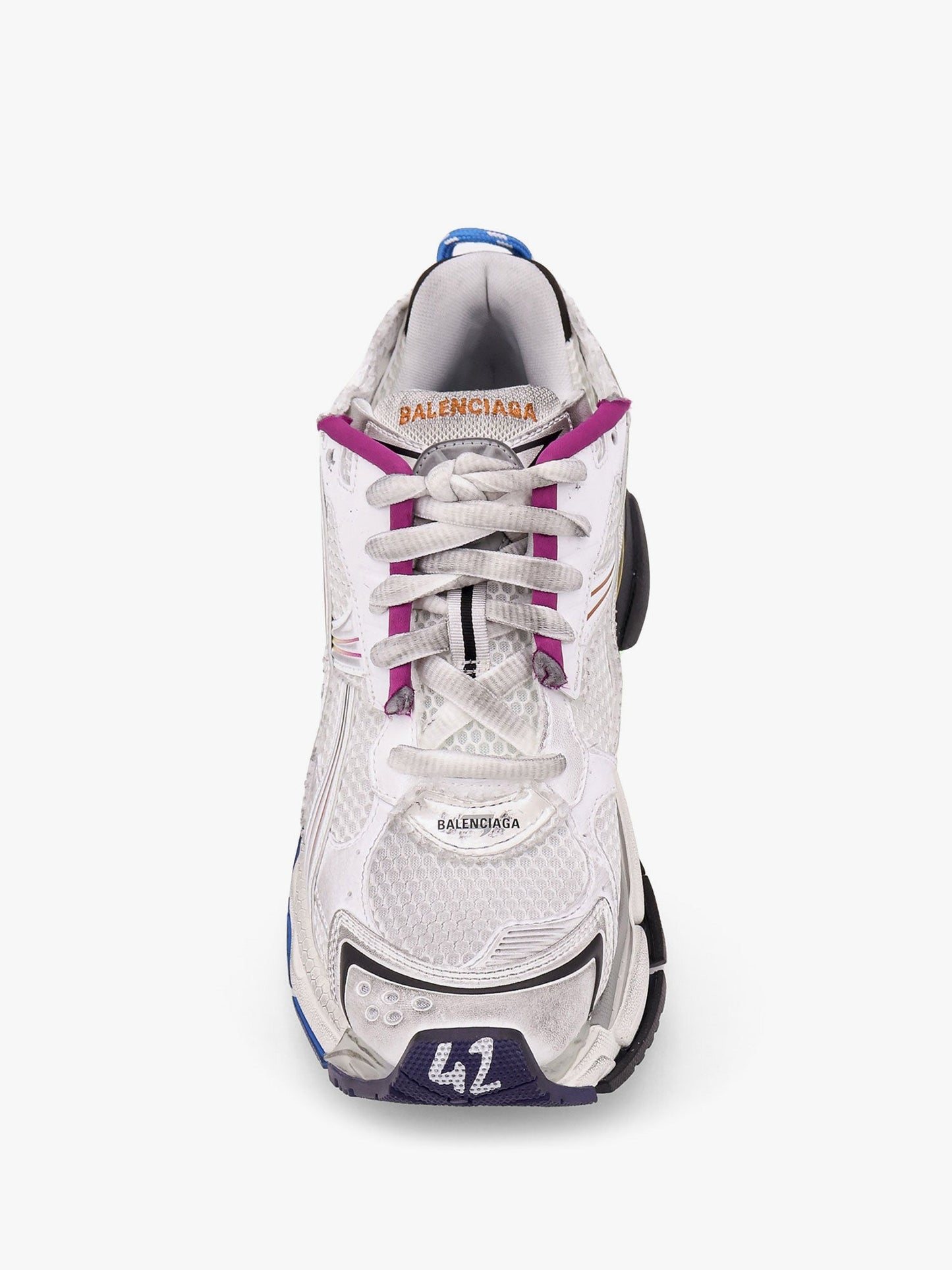 Mesh and nylon low-top sneakers