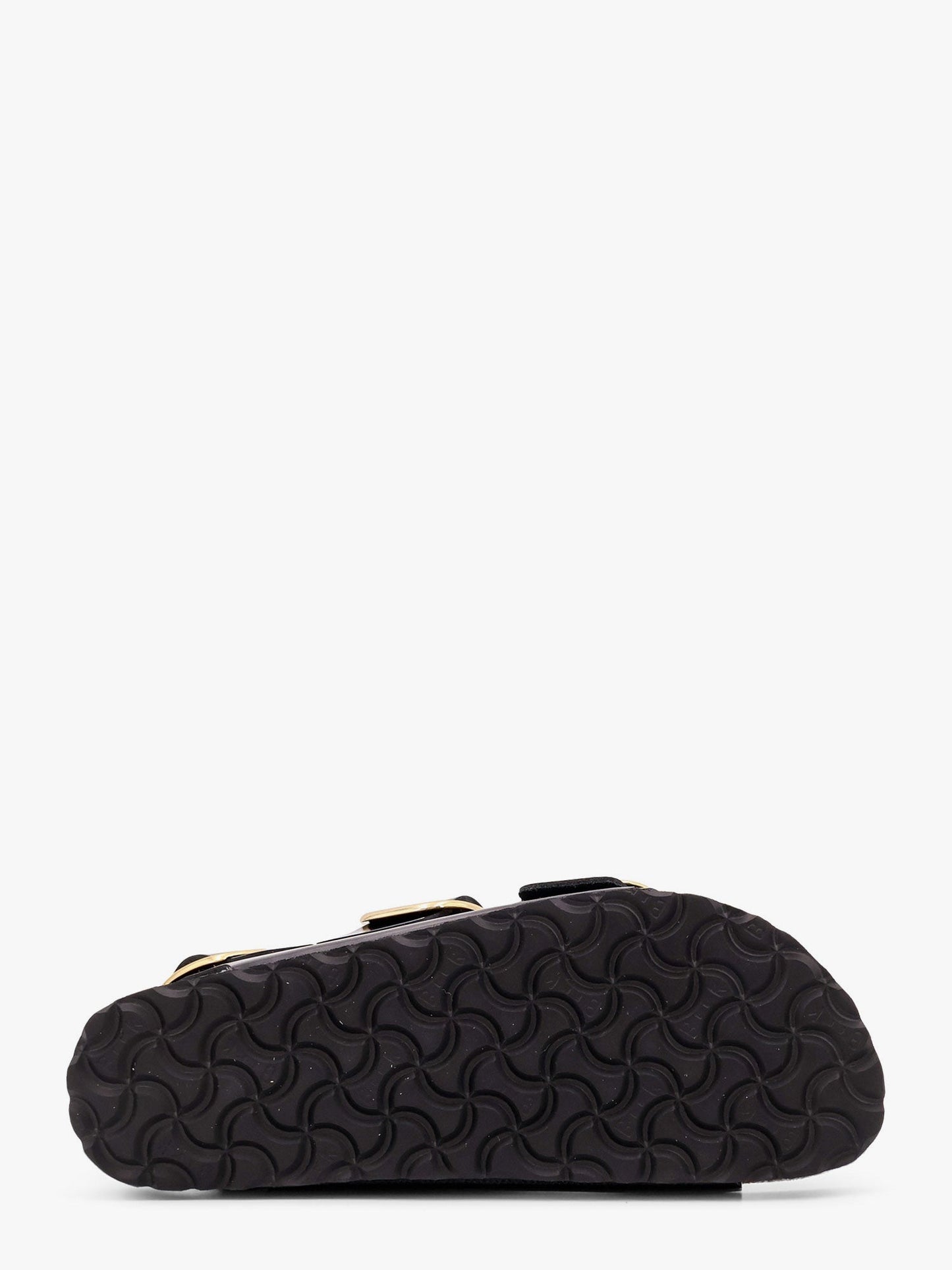 Milano big buckle patent leather sandals