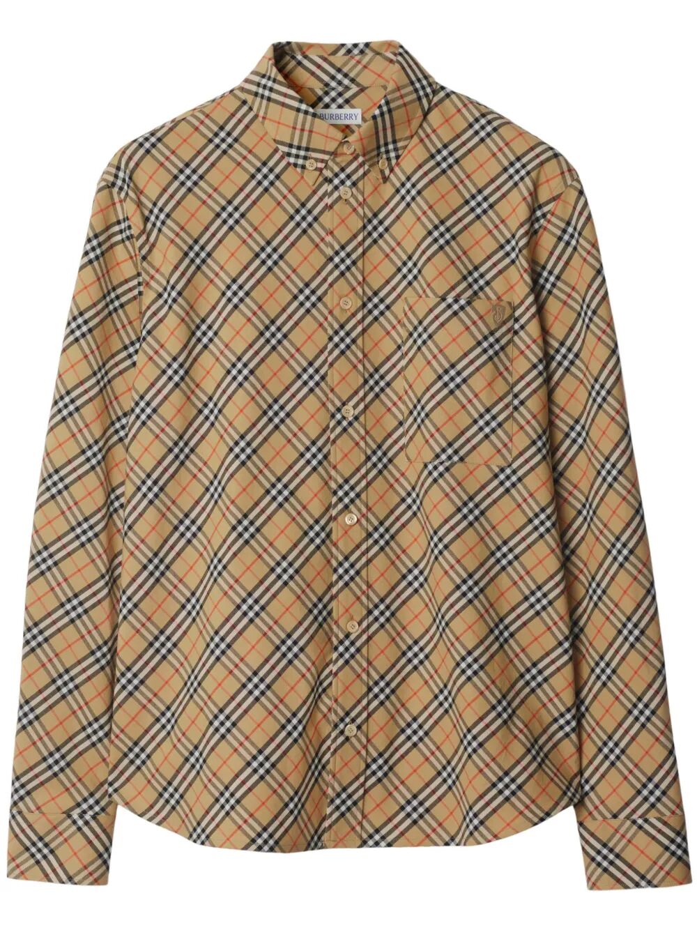 checked cotton shirt