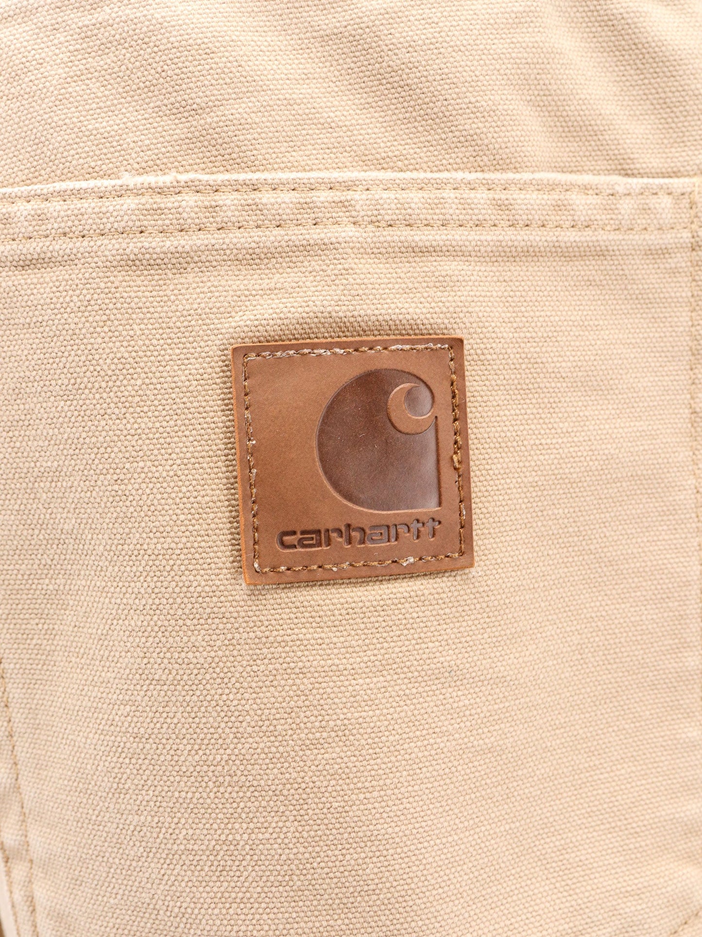 Organic cotton trouser with back logo patch