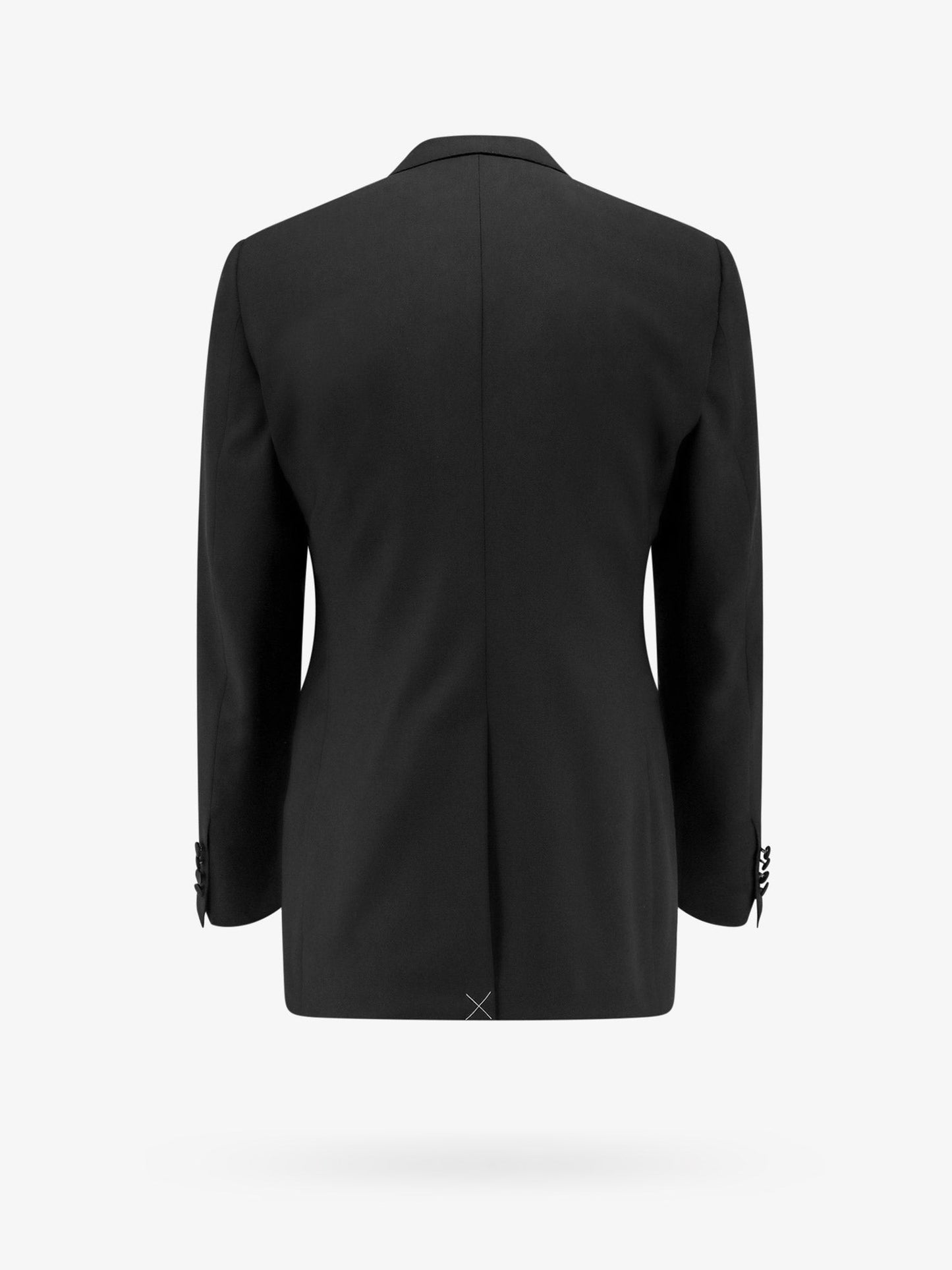 Virgin wool blend tuxedo with gilet and satin profiles