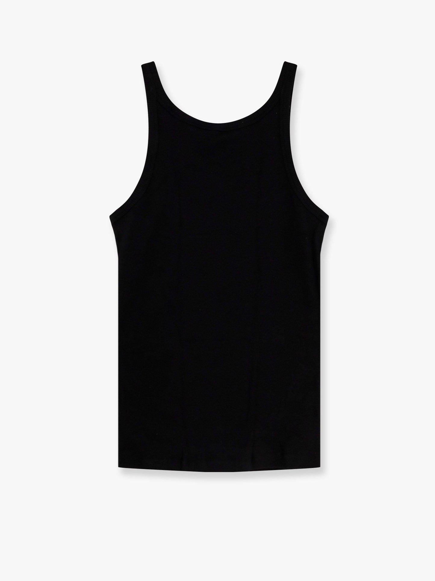 Ribbed cotton tank top