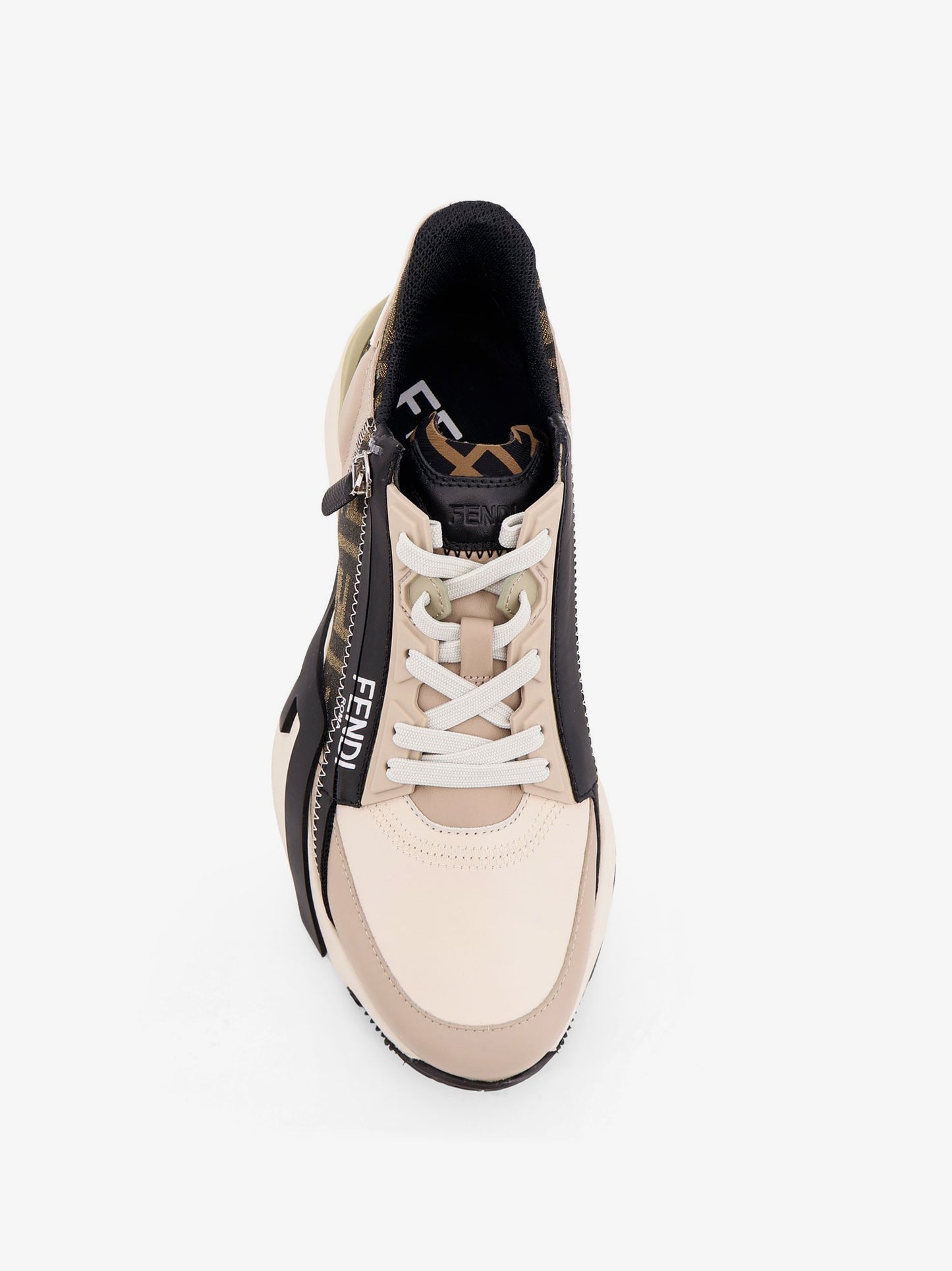 Fendi Flow leather sneakers with FF motif