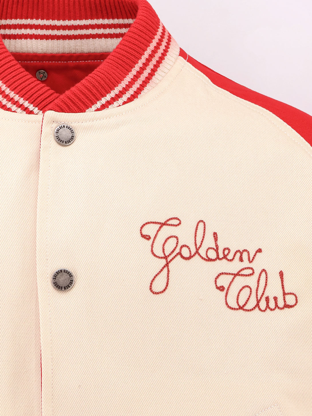 Giubbino Nic in cotone con maxi ricamo Golden Club