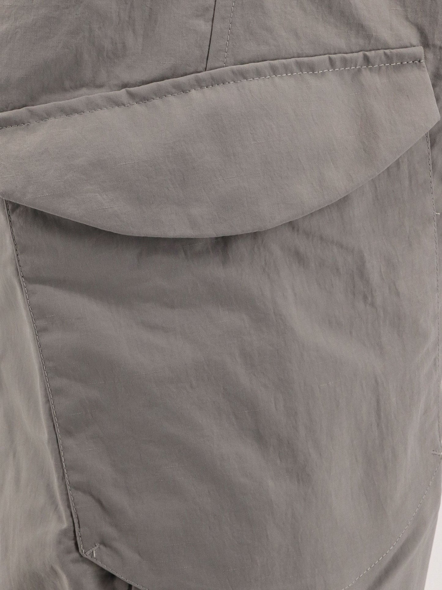 Tech-popeline cargo trouser