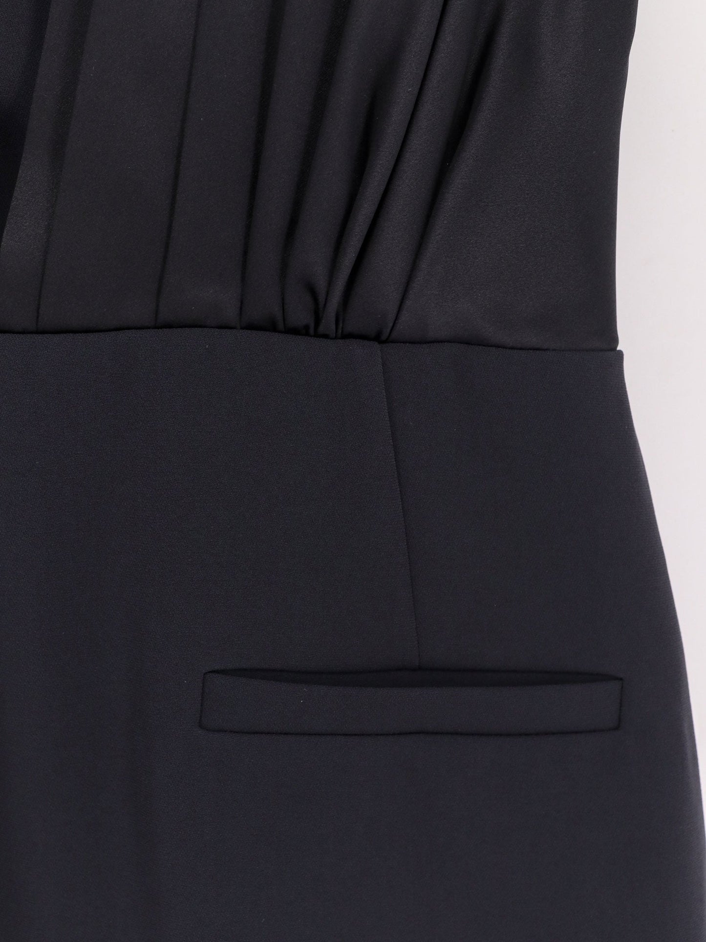 Vittor midi dress with silk insert