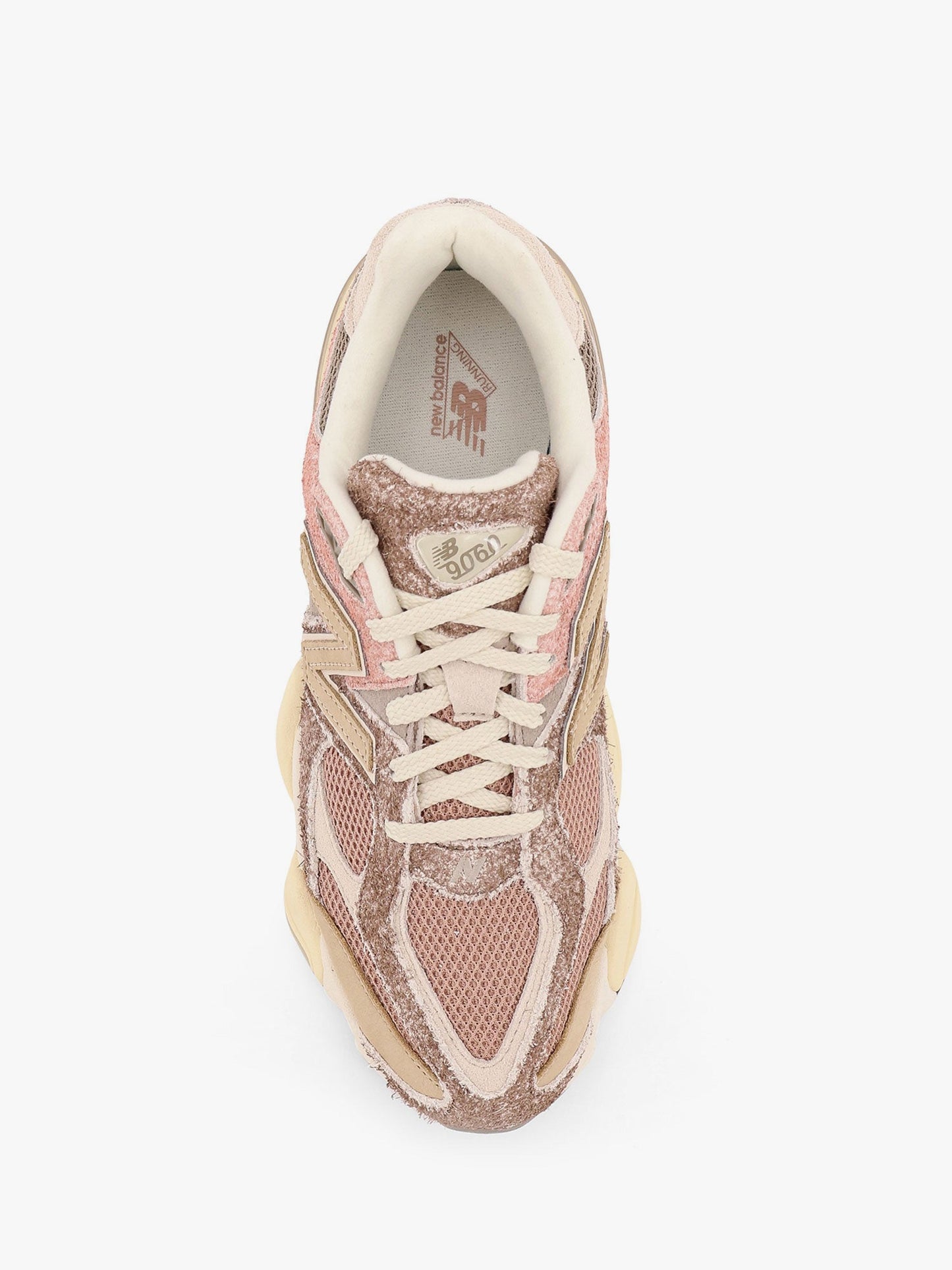 906 mesh and leather sneakers