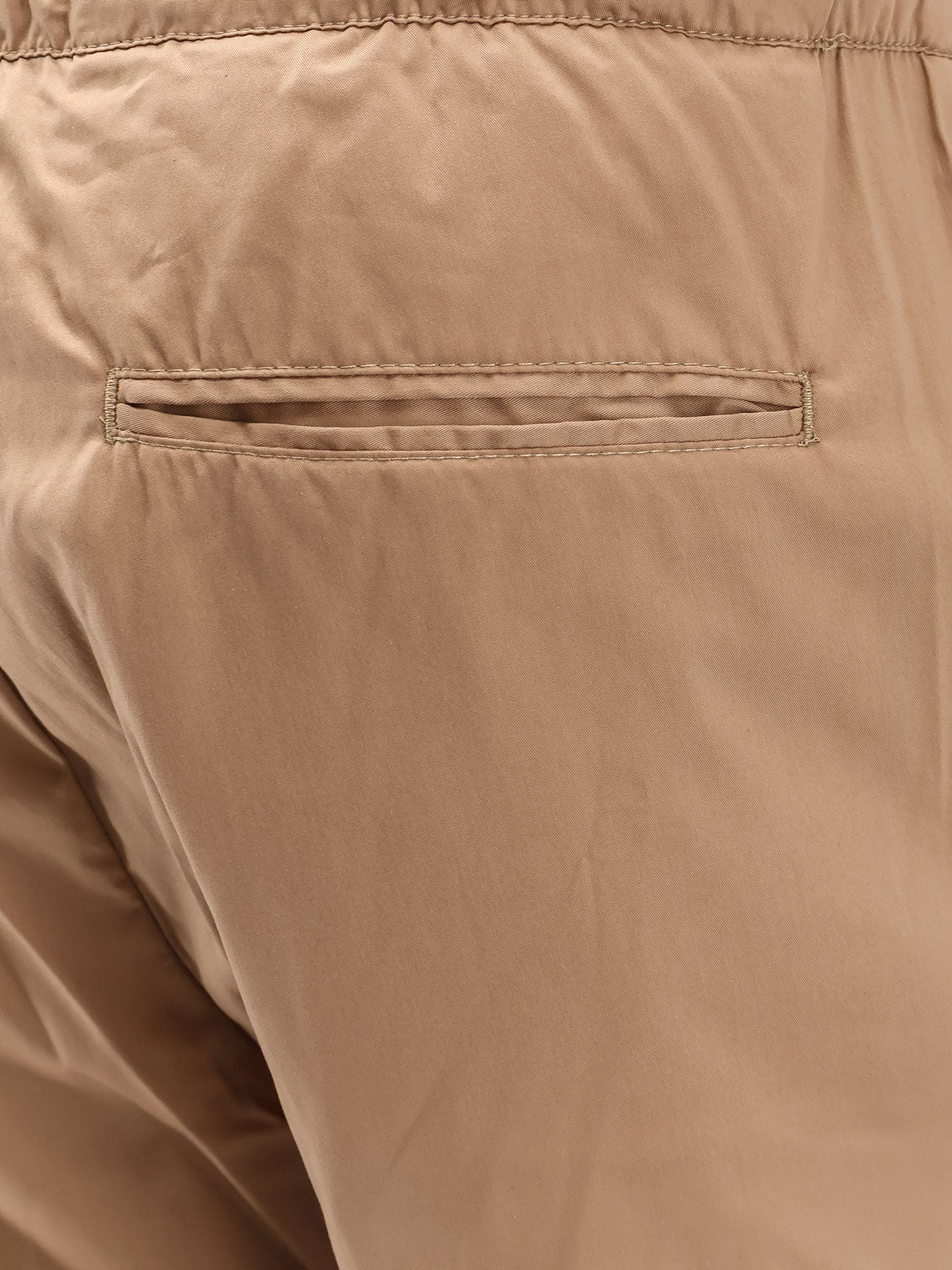 Cotton blend jogger trousers