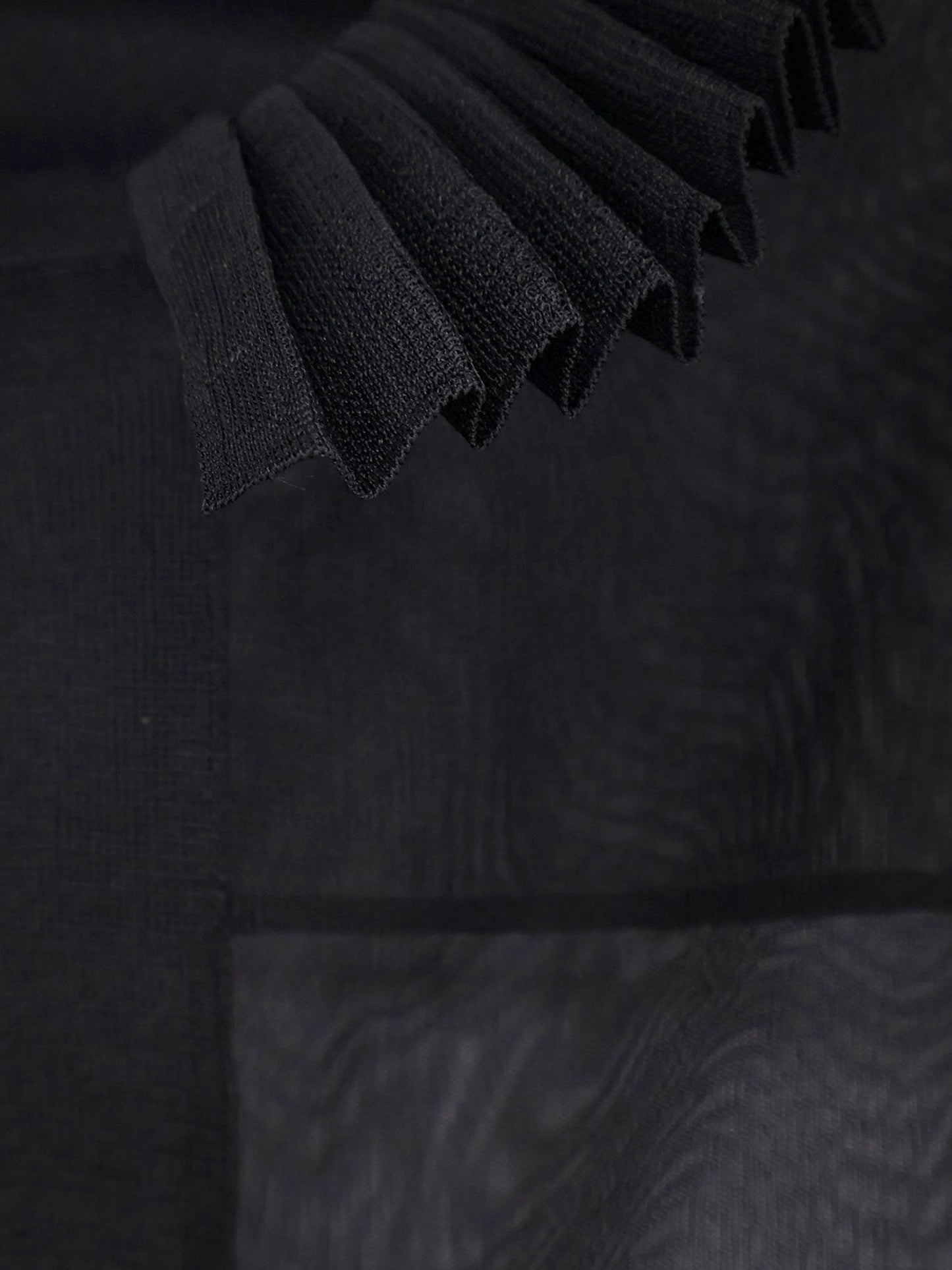 Transparent voile shirt