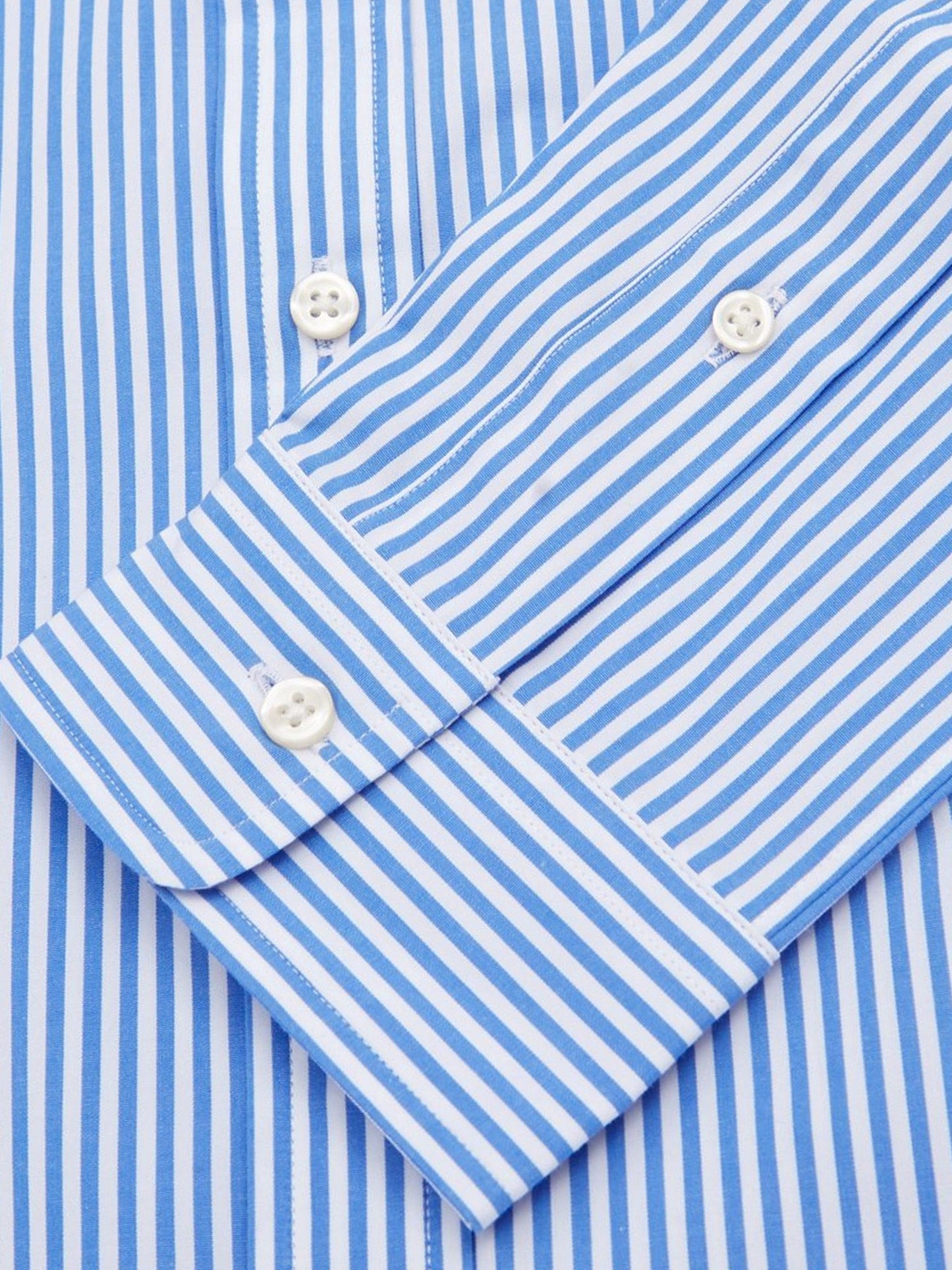 Camicia a righe in cotone stretch